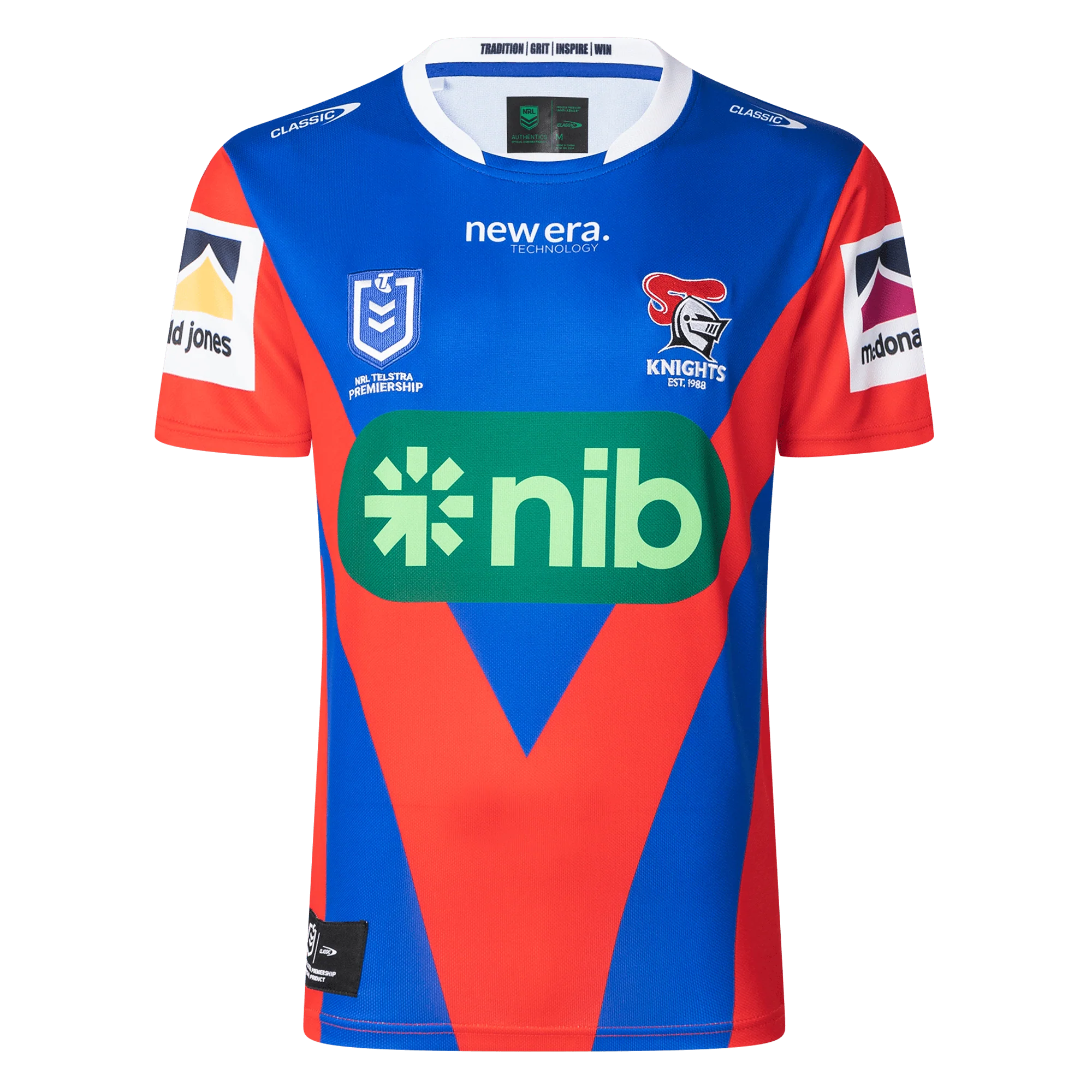 Knights NRL 25/26 Replica Home Jersey by Classic Sportswear