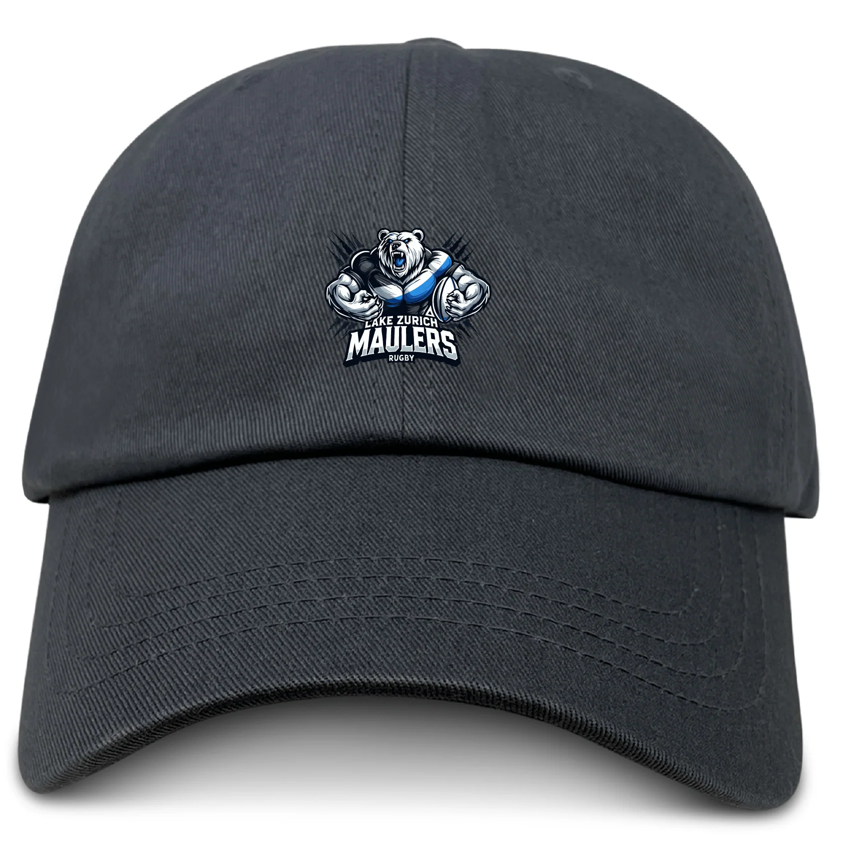 Lake Zurich Adult Low-Profile Cotton Twill Dad Cap - Image 2
