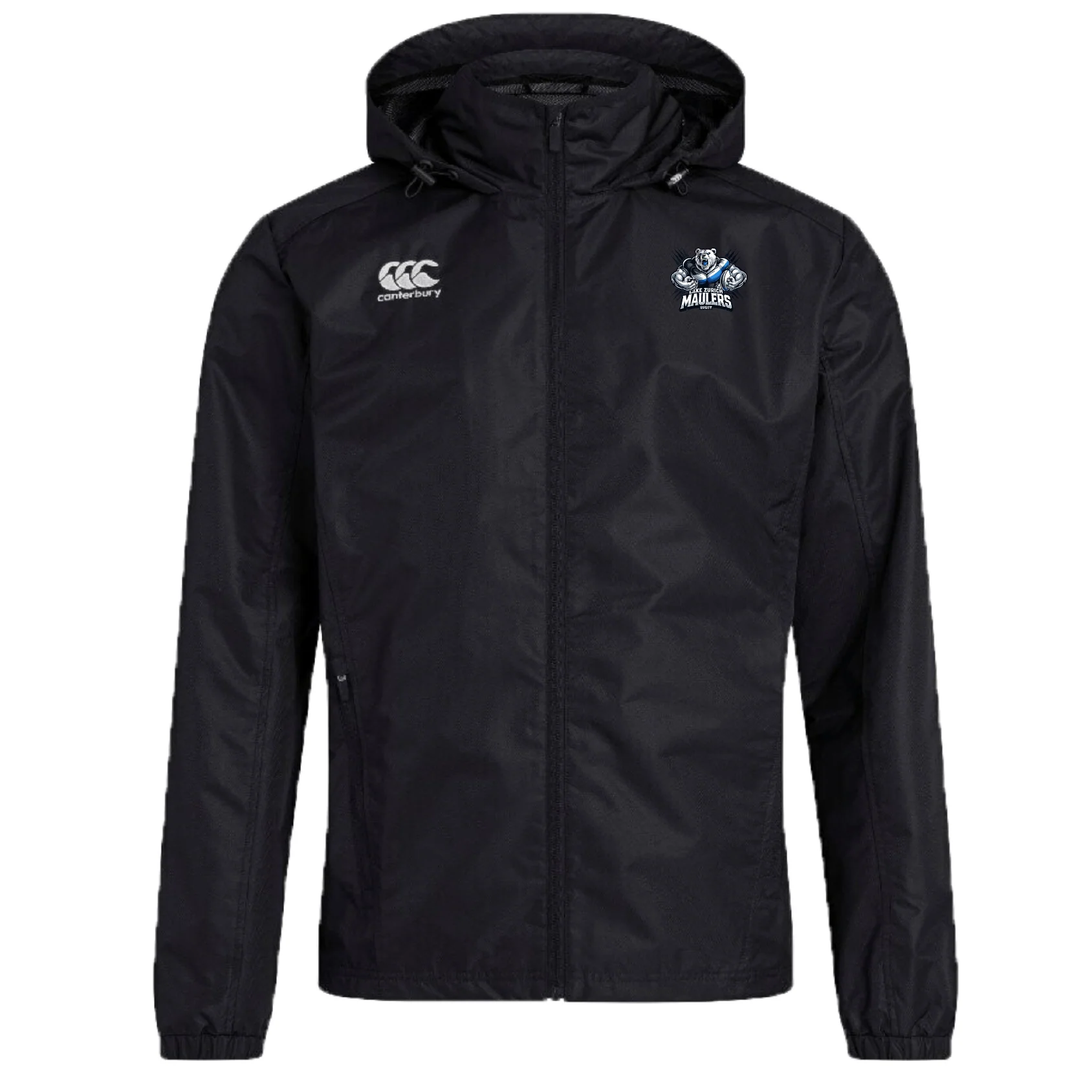 Lake Zurich Club Vaposhield Full Zip Rain Jacket by Canterbury