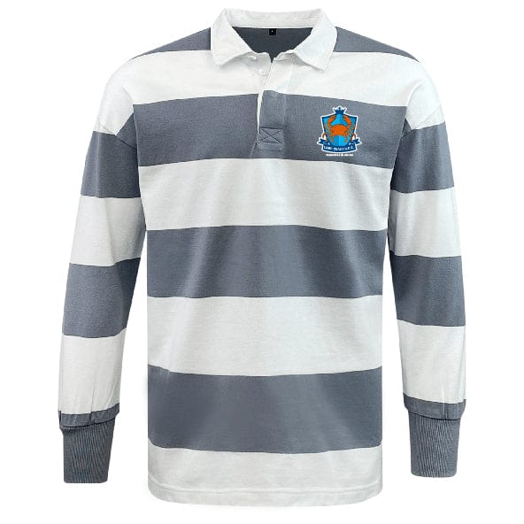 Land Crabs RFC Classic Long Sleeve Hooped Rugby Jersey - Image 2