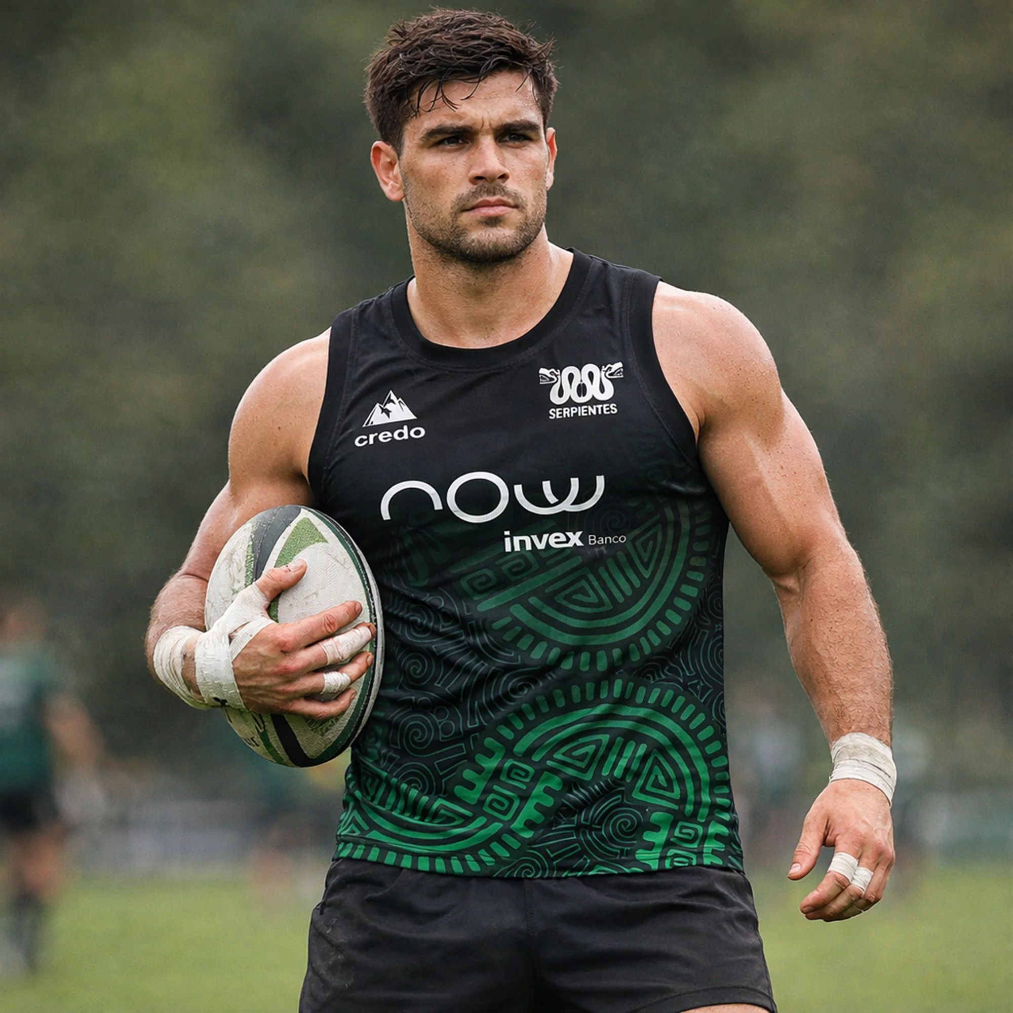 Las Serpientes Mexico Rugby Tank Top by Credo Rugby - Image 9