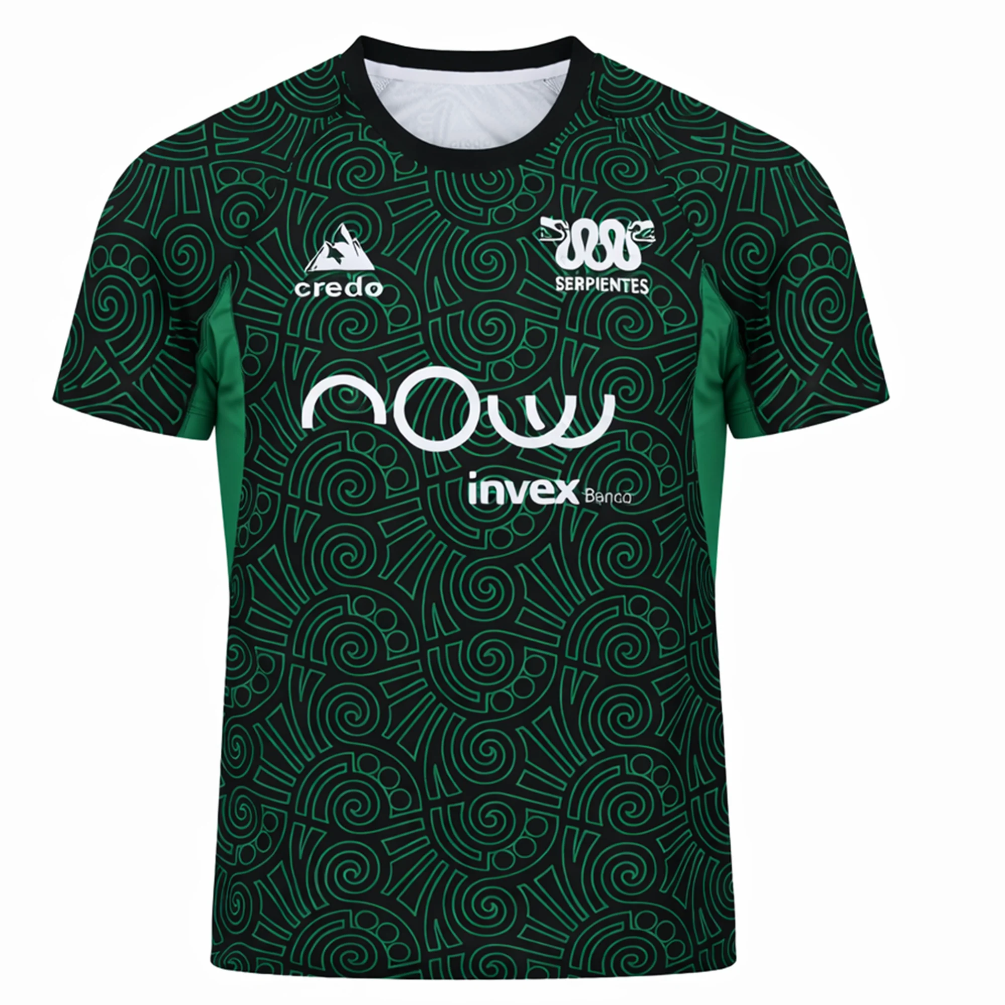 Las Serpientes Mexico Rugby Training Jersey by Credo Rugby