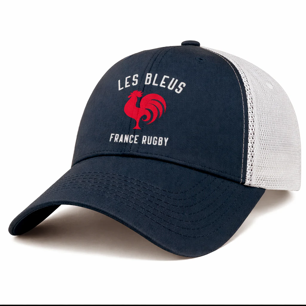 Les Bleus France Rugby Retro Trucker Cap - Image 5