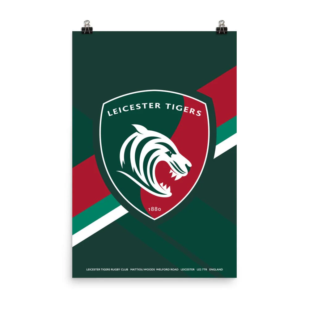 Leicester Tigers Logo Poster - Image 2