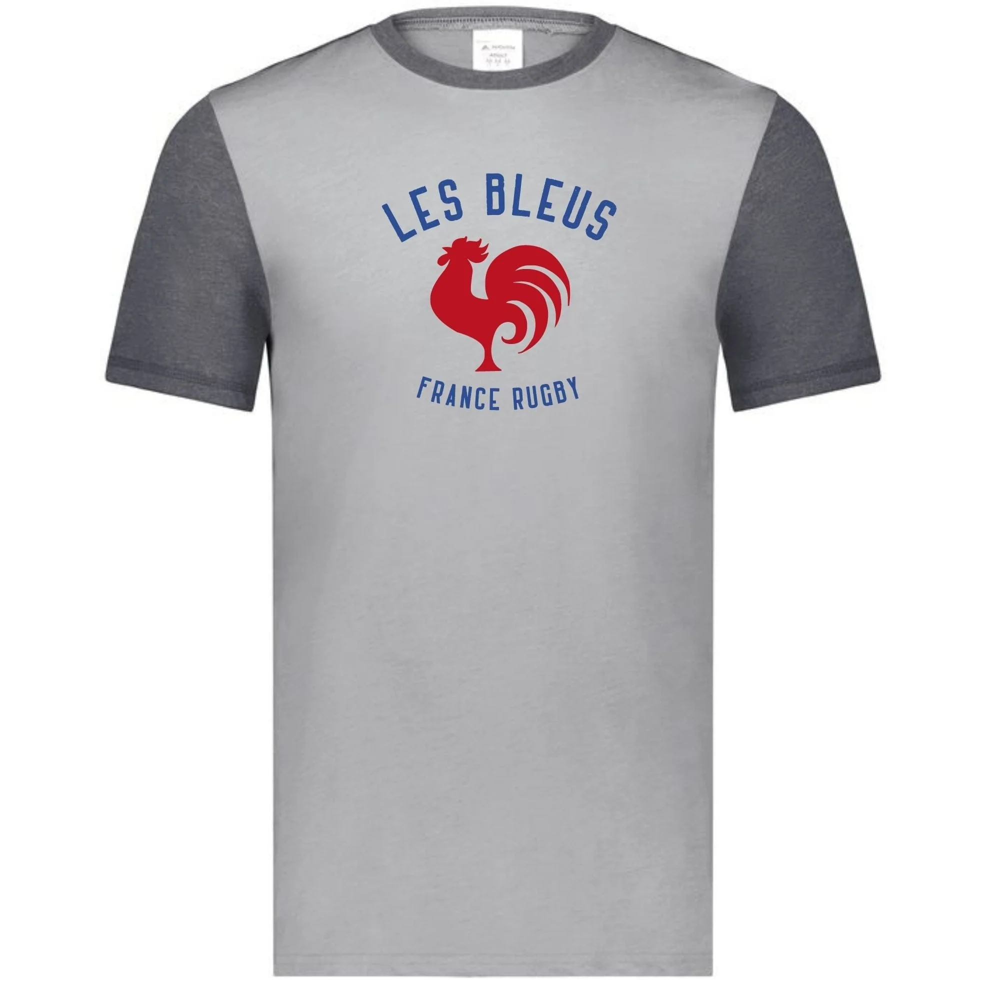 Les Bleus France Rugby Vintage Ringer Tee - Image 2