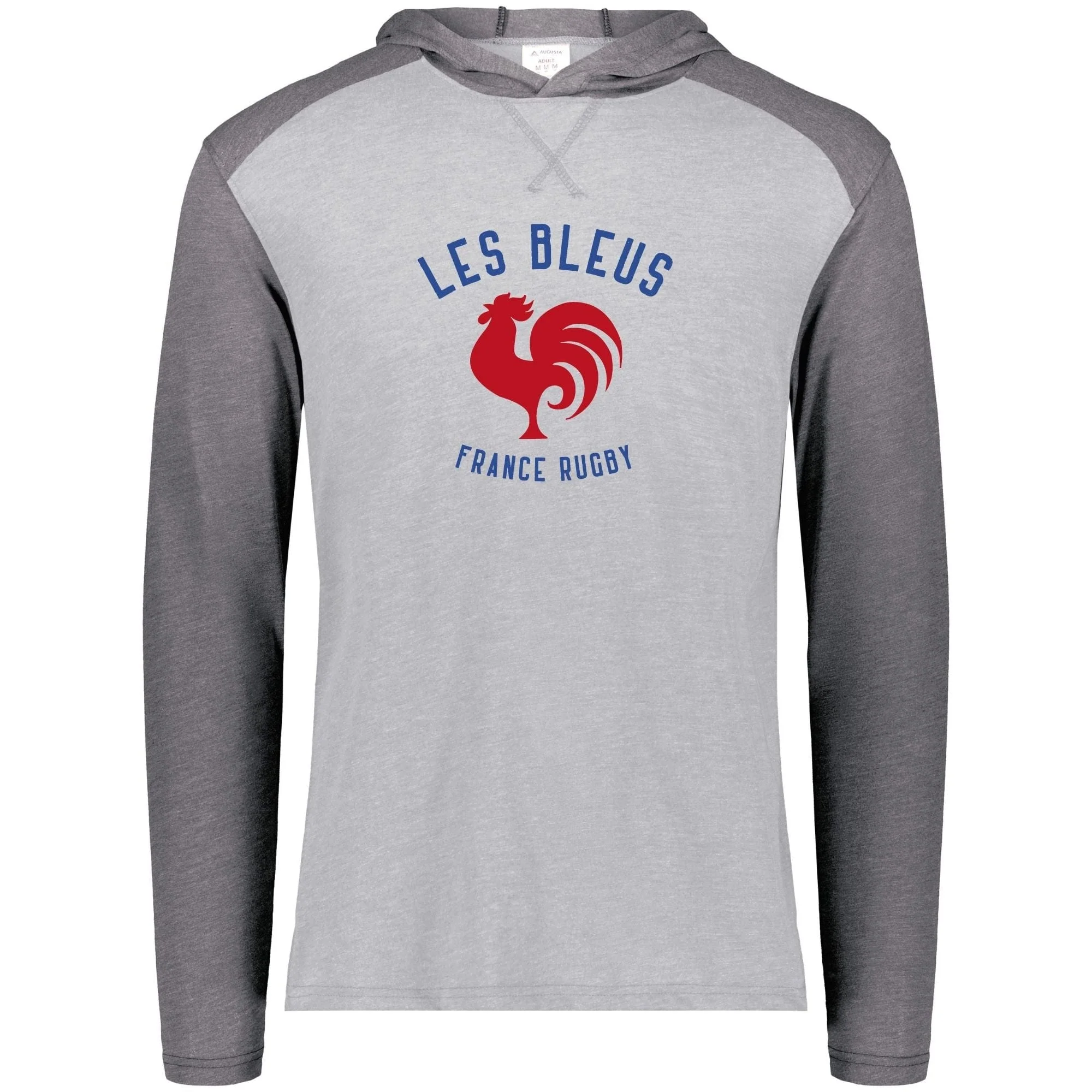Les Bleus France Rubgy Vintage Hoodie T-shirt - Image 2