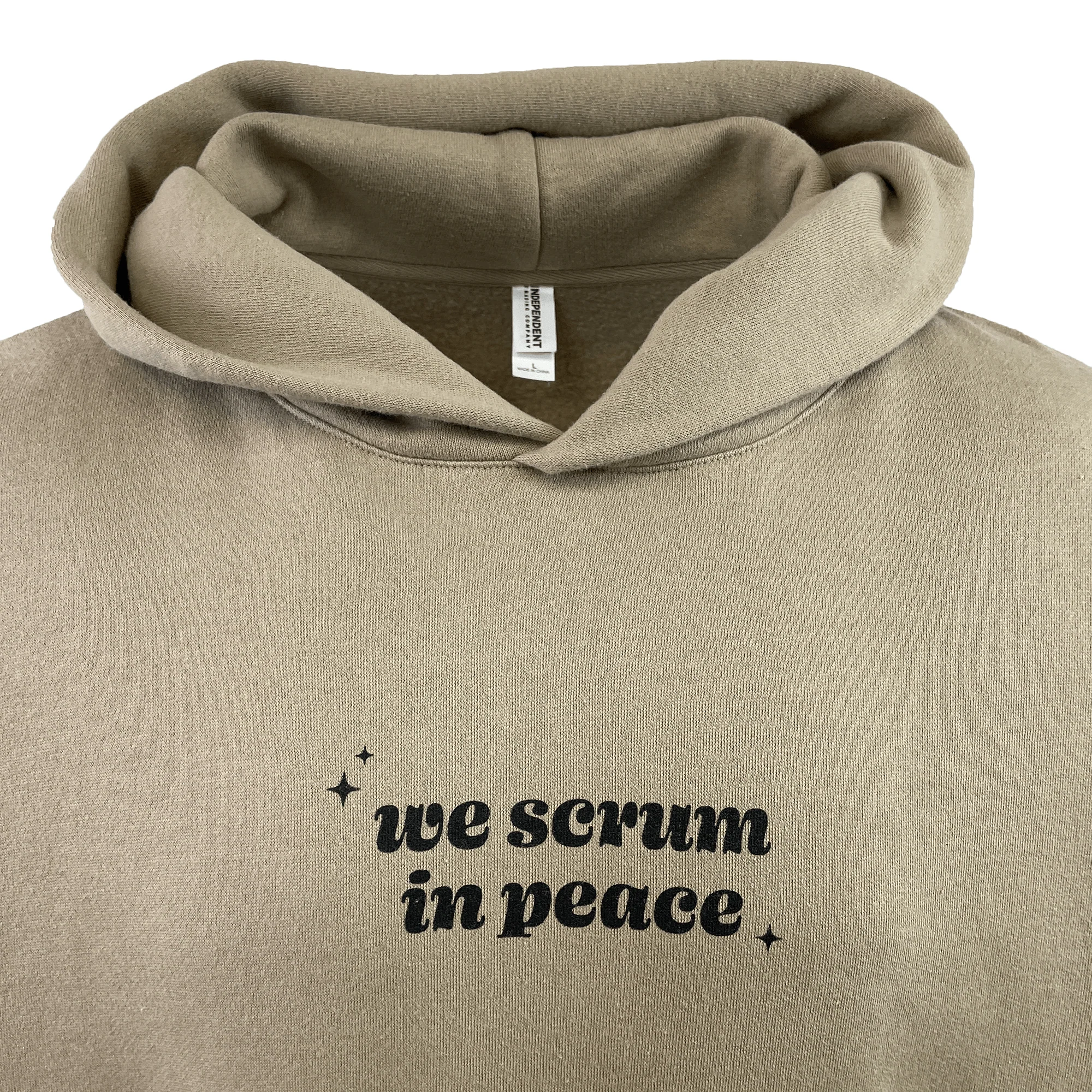 Modish Rugger Limited Edition "We Scrum in Peace" Pullover Hoodie - Image 2