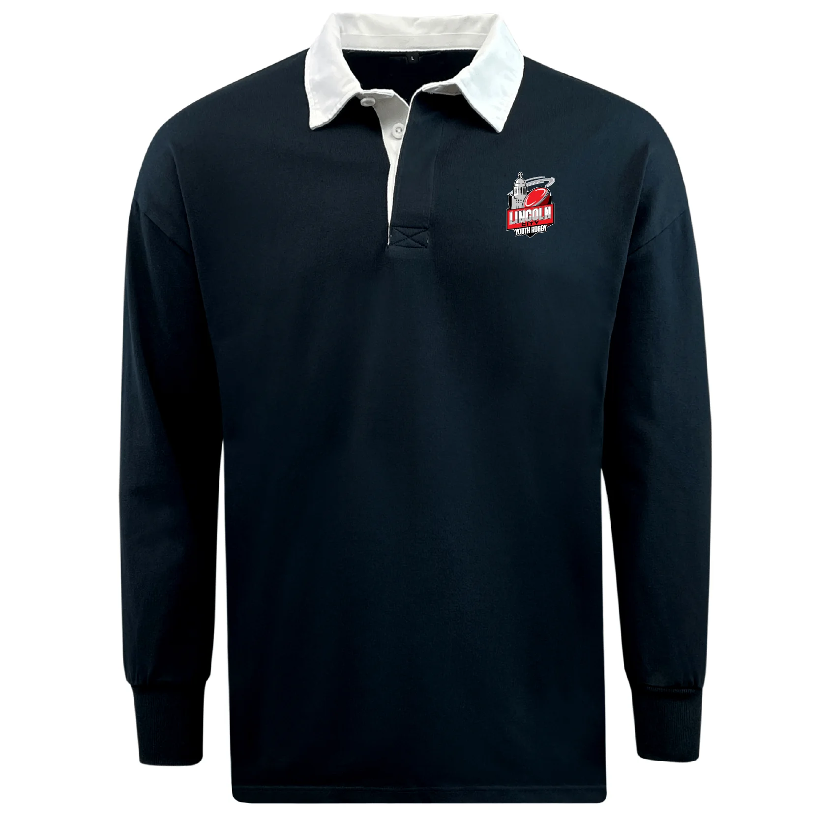 Lincoln City Youth Rugby Classic Long Sleeve Solid Rugby Jersey