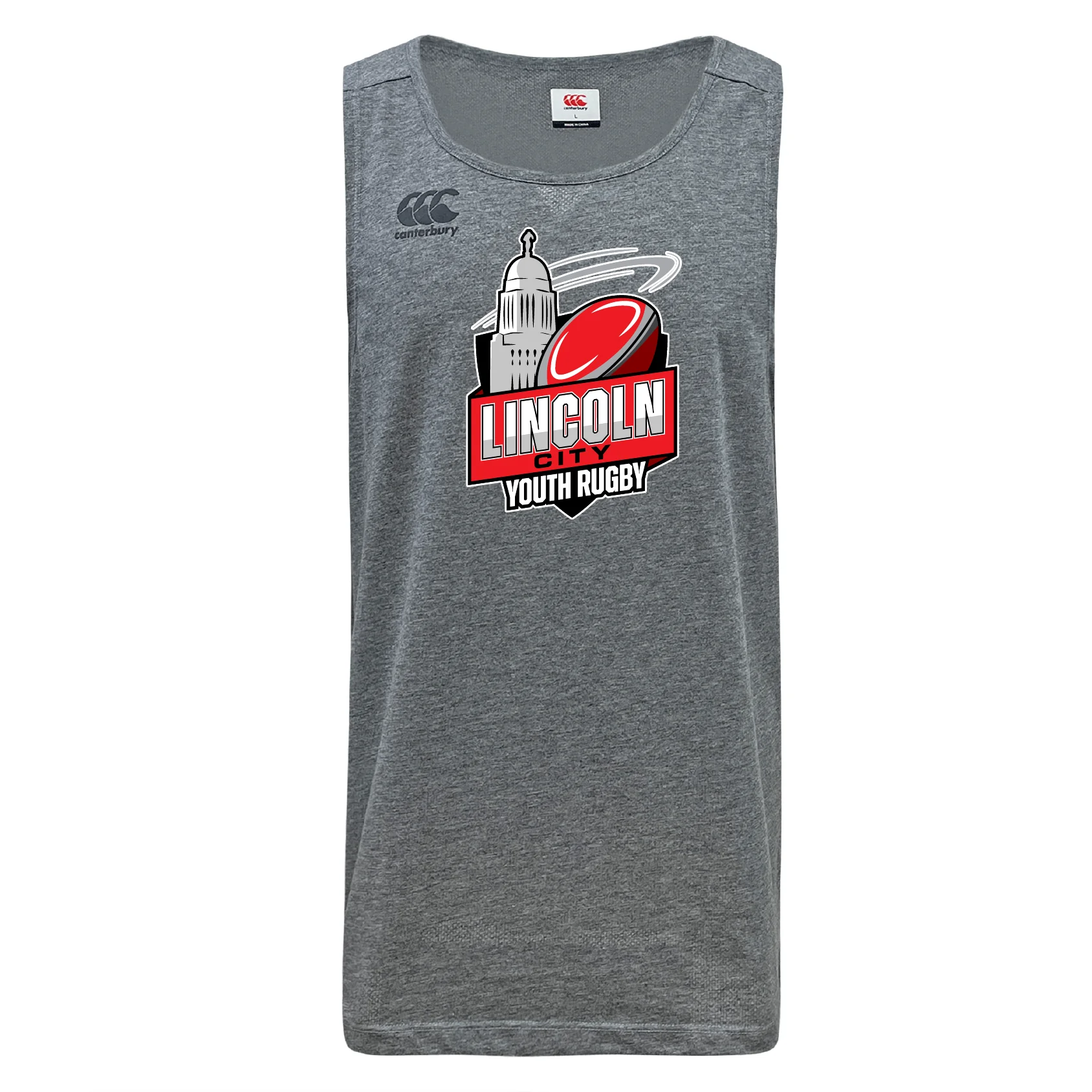 Lincoln City Youth Rugby Tempo Vapodri Singlet by Canterbury - Image 2