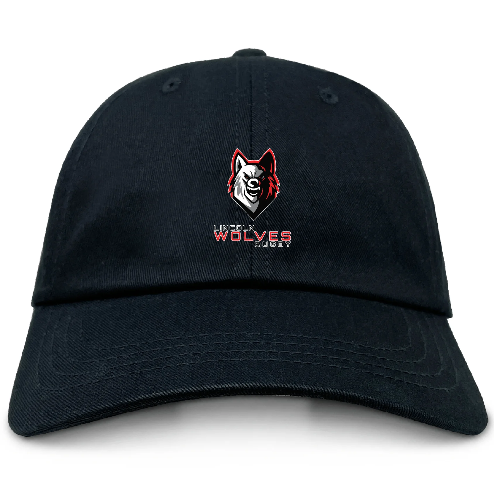 Lincoln Wolves Adult Low-Profile Cotton Twill Dad Cap