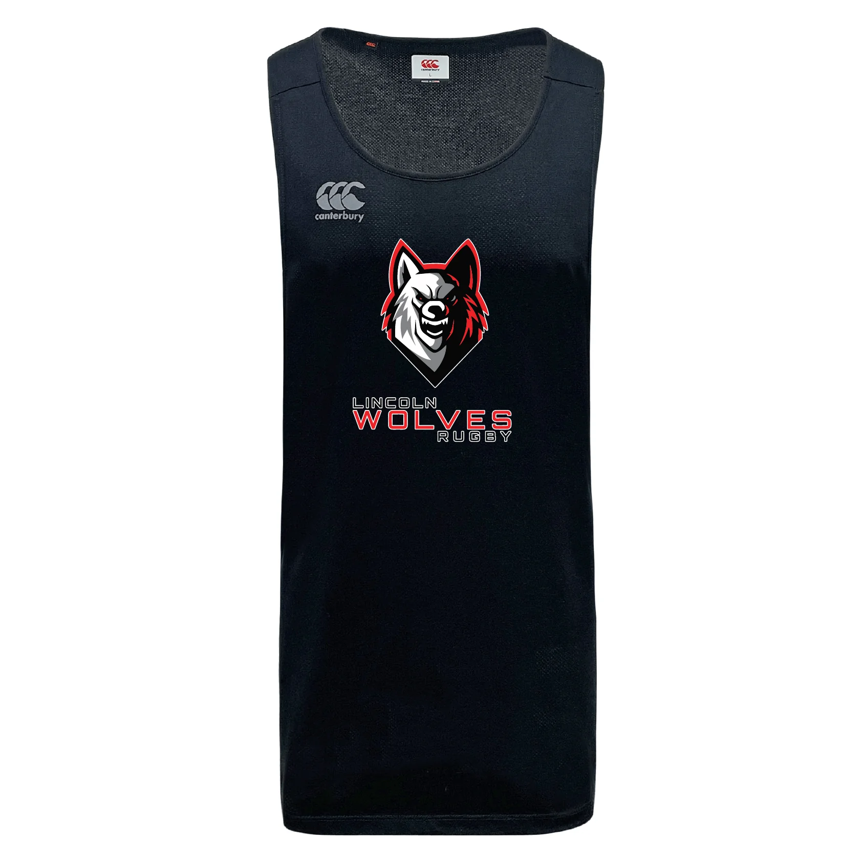 Lincoln Wolves Tempo Vapodri Singlet by Canterbury