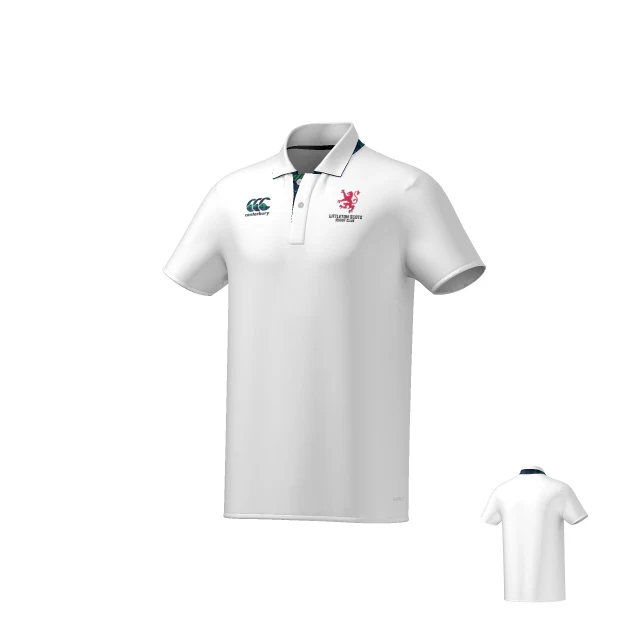 Littleton Scots ECO-SUBLIMATE SS POLO - White