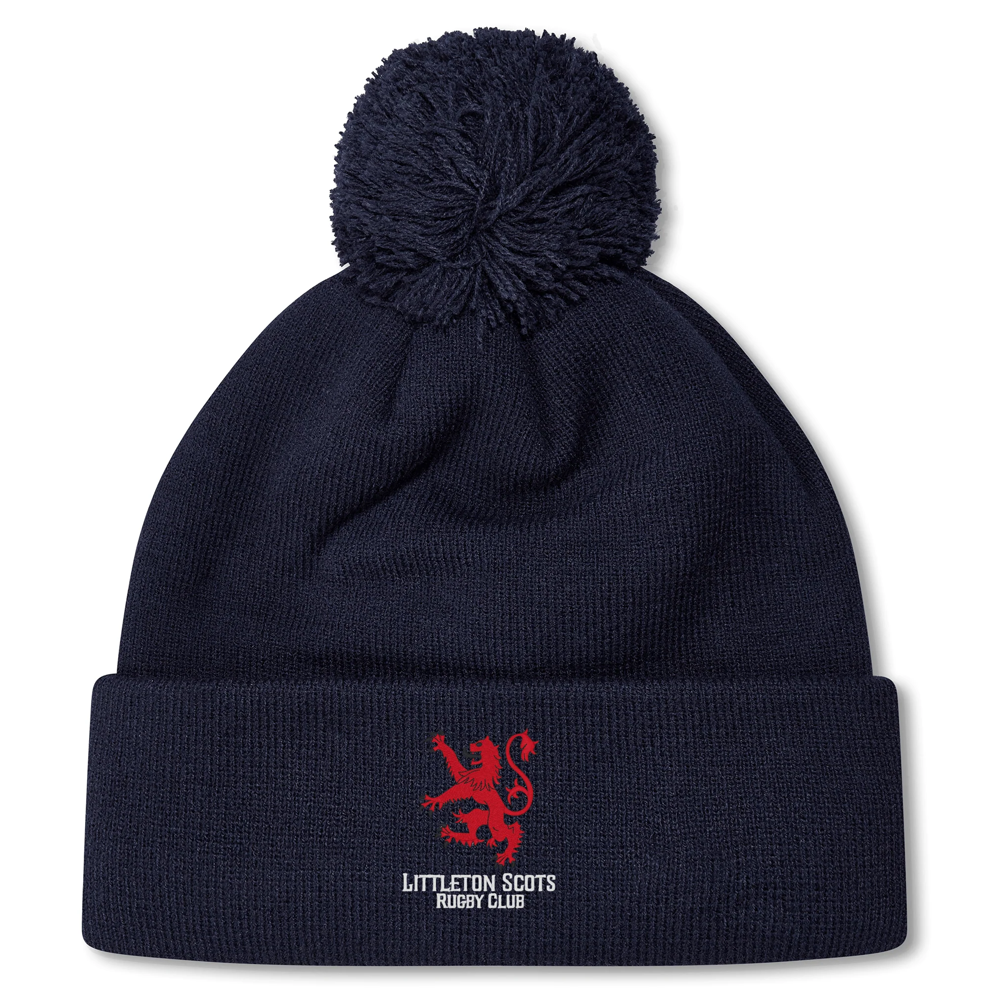 Littleton Scots Rugby Pom Pom Beanie by Canterbury