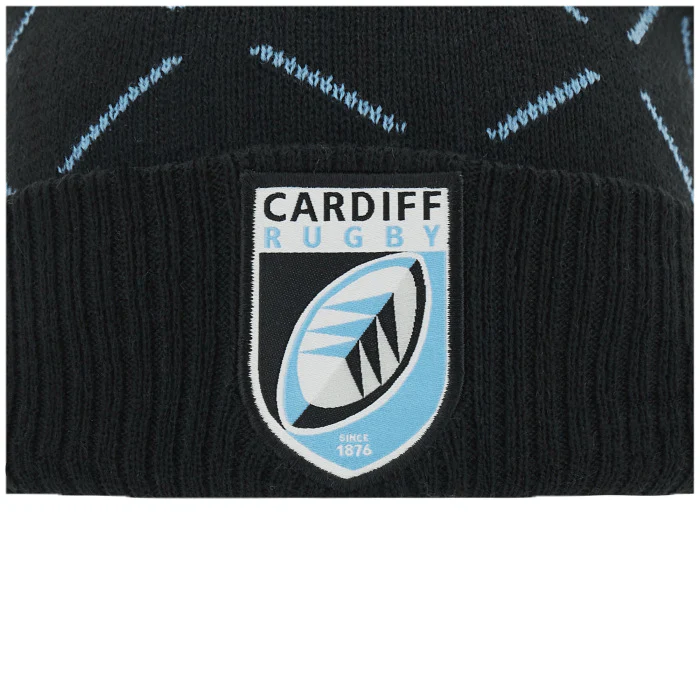 Cardiff Blues Pom Pom Beanie 23/24 by Macron - Image 3