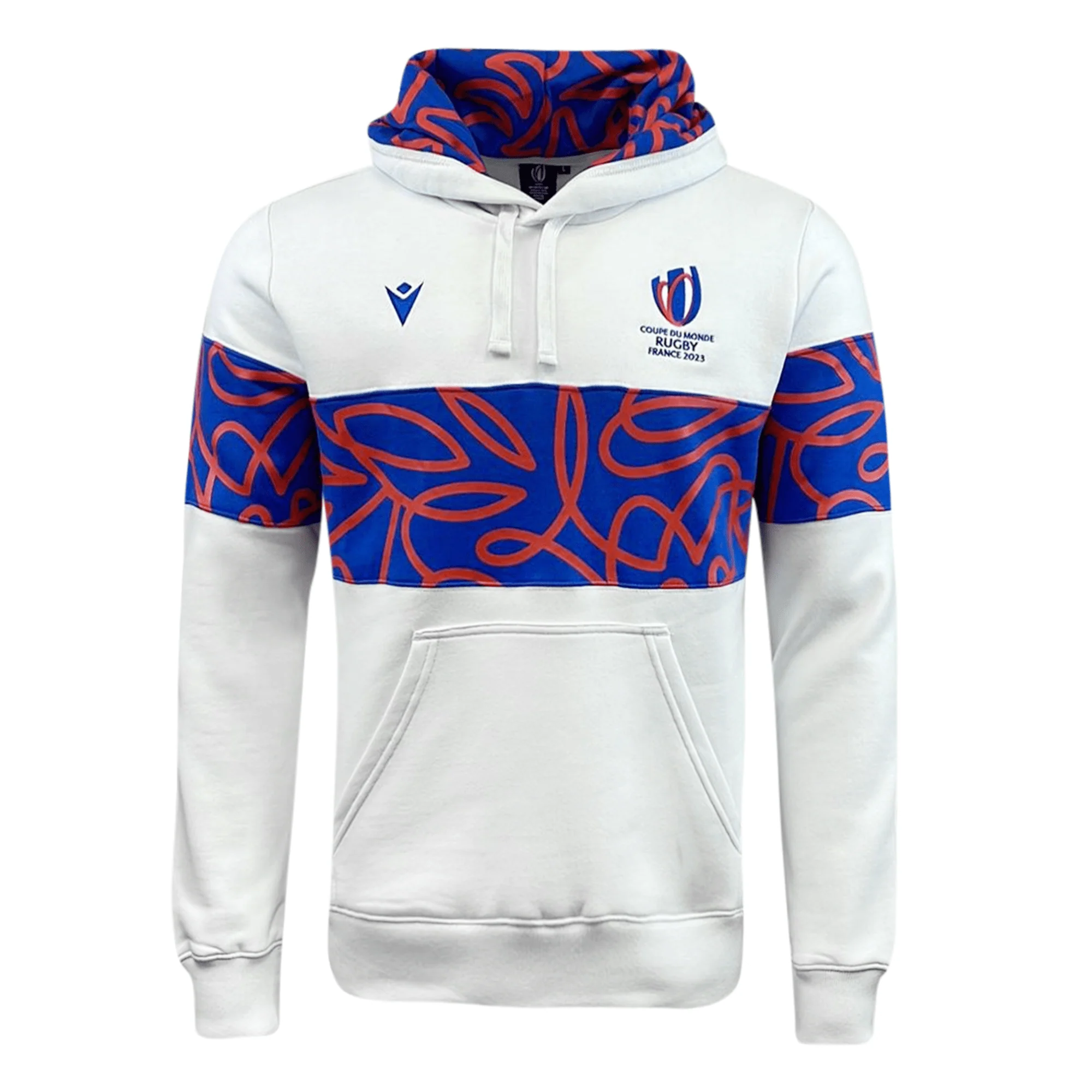 Rugby World Cup 23 Brushed Fleece Hoodie by Macron