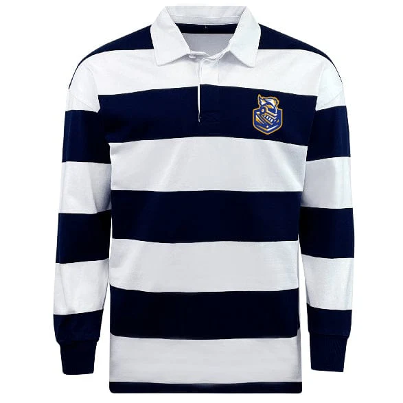 Malden Catholic Rugby Classic Long Sleeve Hooped Rugby Jersey - Image 2