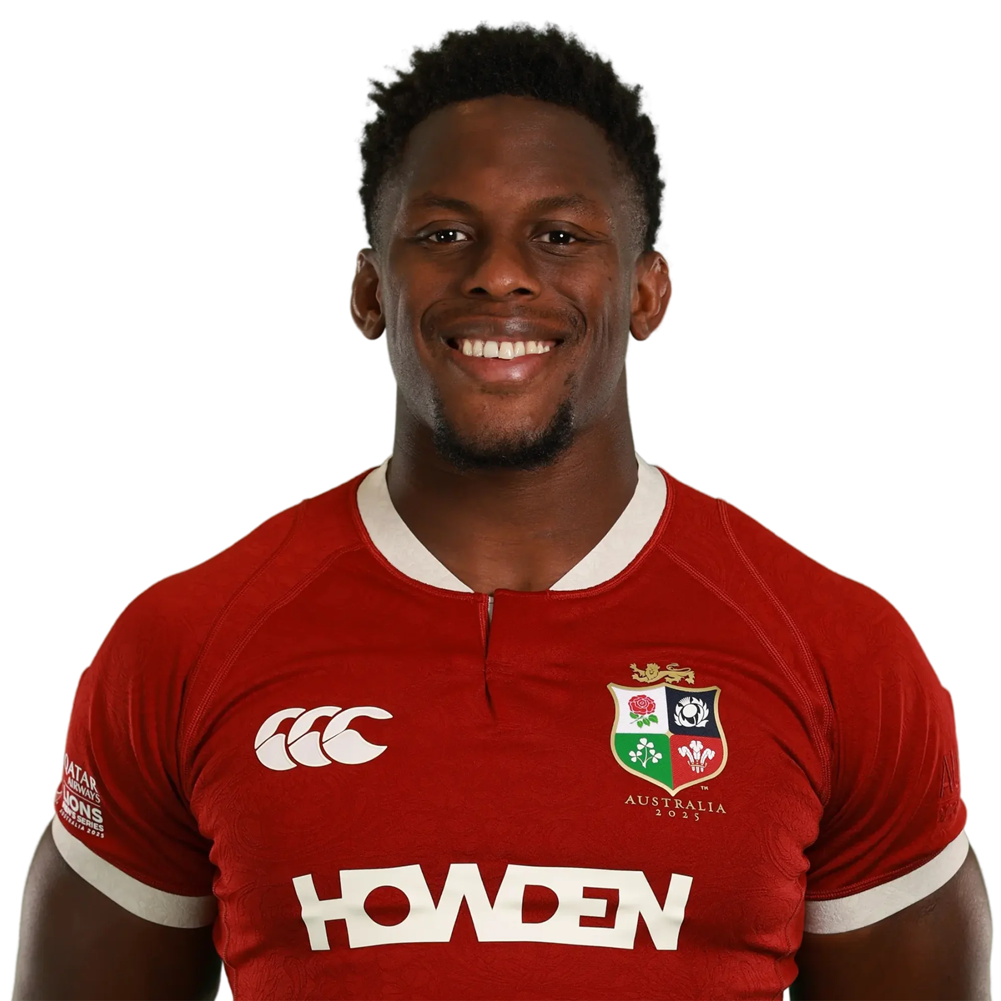 Maro Itoje Front Signed British & Irish Lions 2025 Shirt - Image 5
