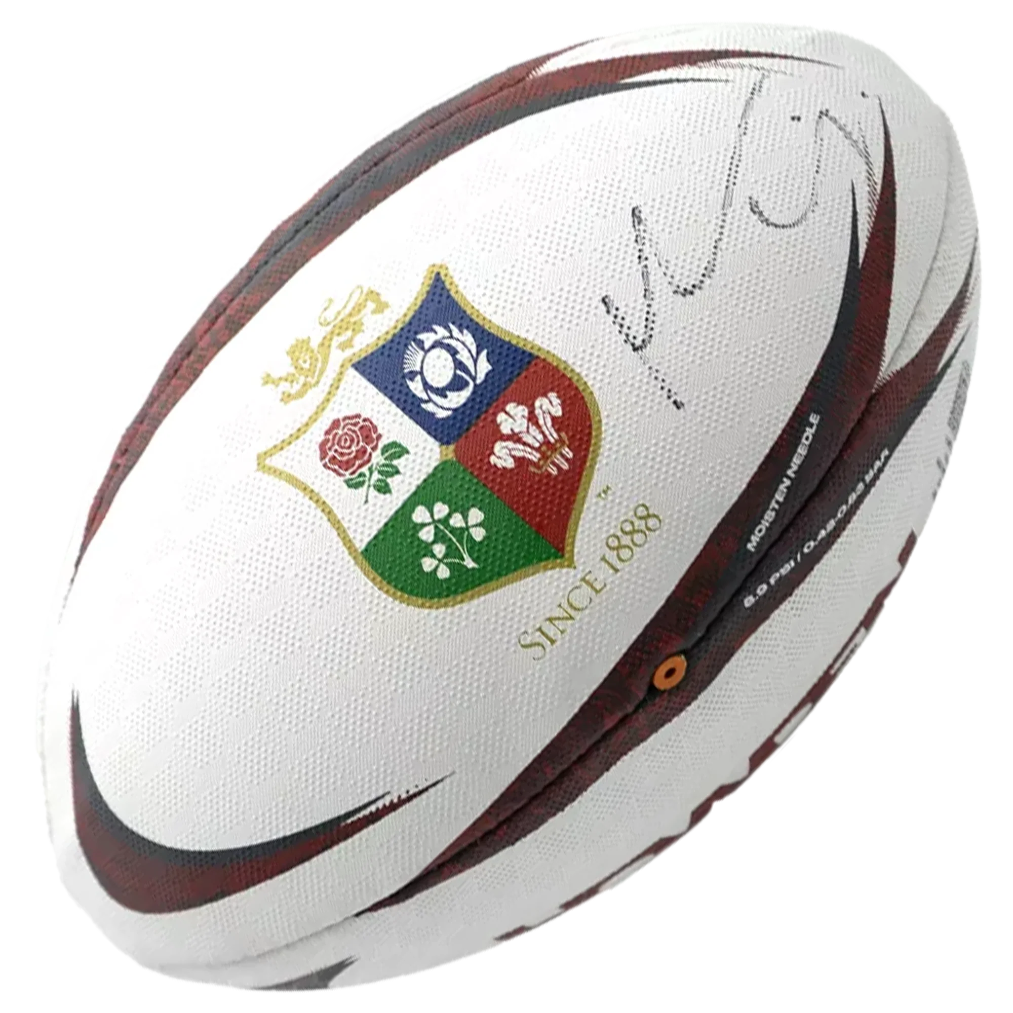 Maro Itoje Signed British & Irish Lions Rugby Ball