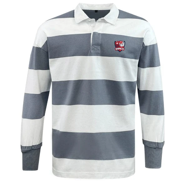 Marysville Rhinos Classic Long Sleeve Hooped Rugby Jersey