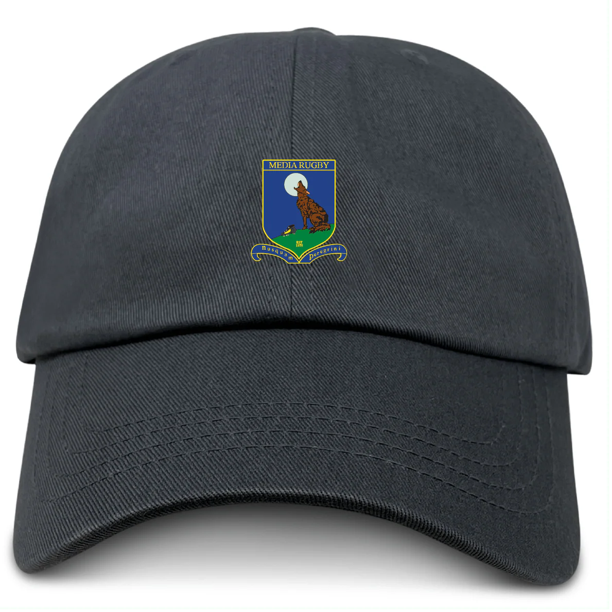 Media Rugby Adult Low-Profile Cotton Twill Dad Cap