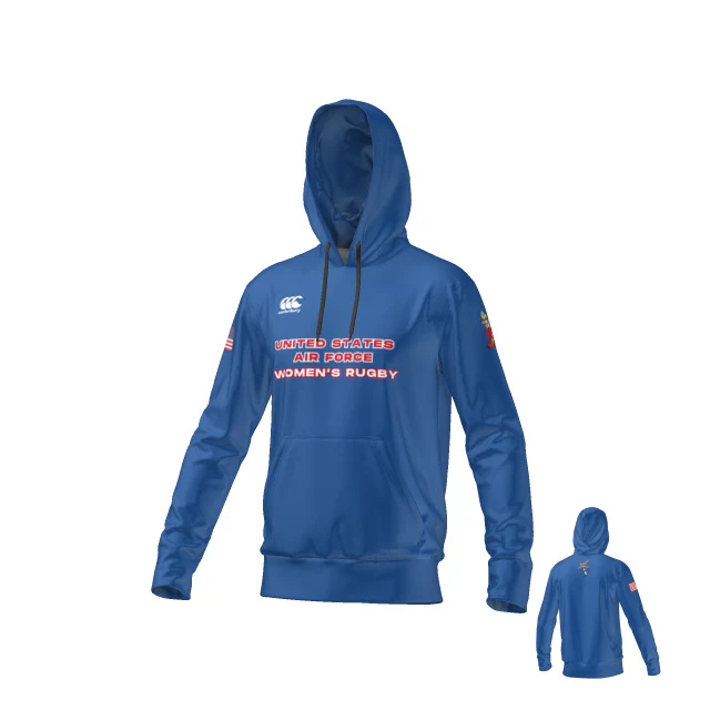 US AIR FORCE WOMEN'S RUGBY CANTERBURY ECO-SUBLIMATE HOODIE
