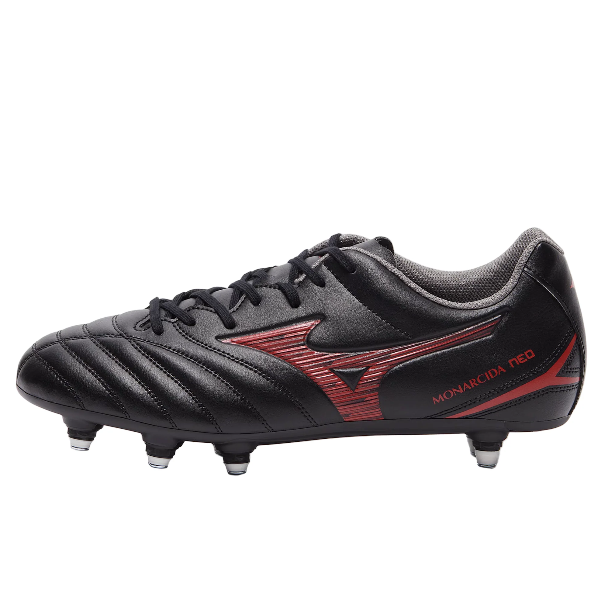 Mizuno Monarcida Neo III Select SG - Black/Morelia 40th Anniversary Red - Image 2