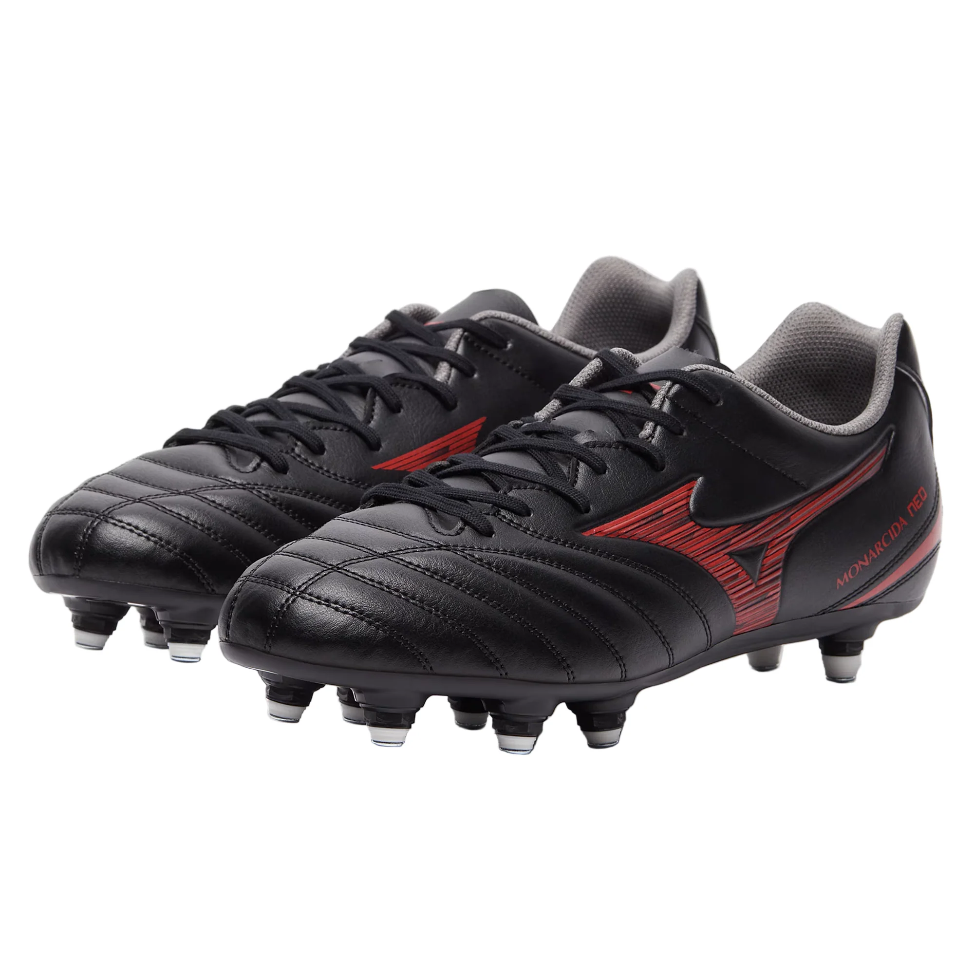 Mizuno Monarcida Neo III Select SG - Black/Morelia 40th Anniversary Red - Image 6