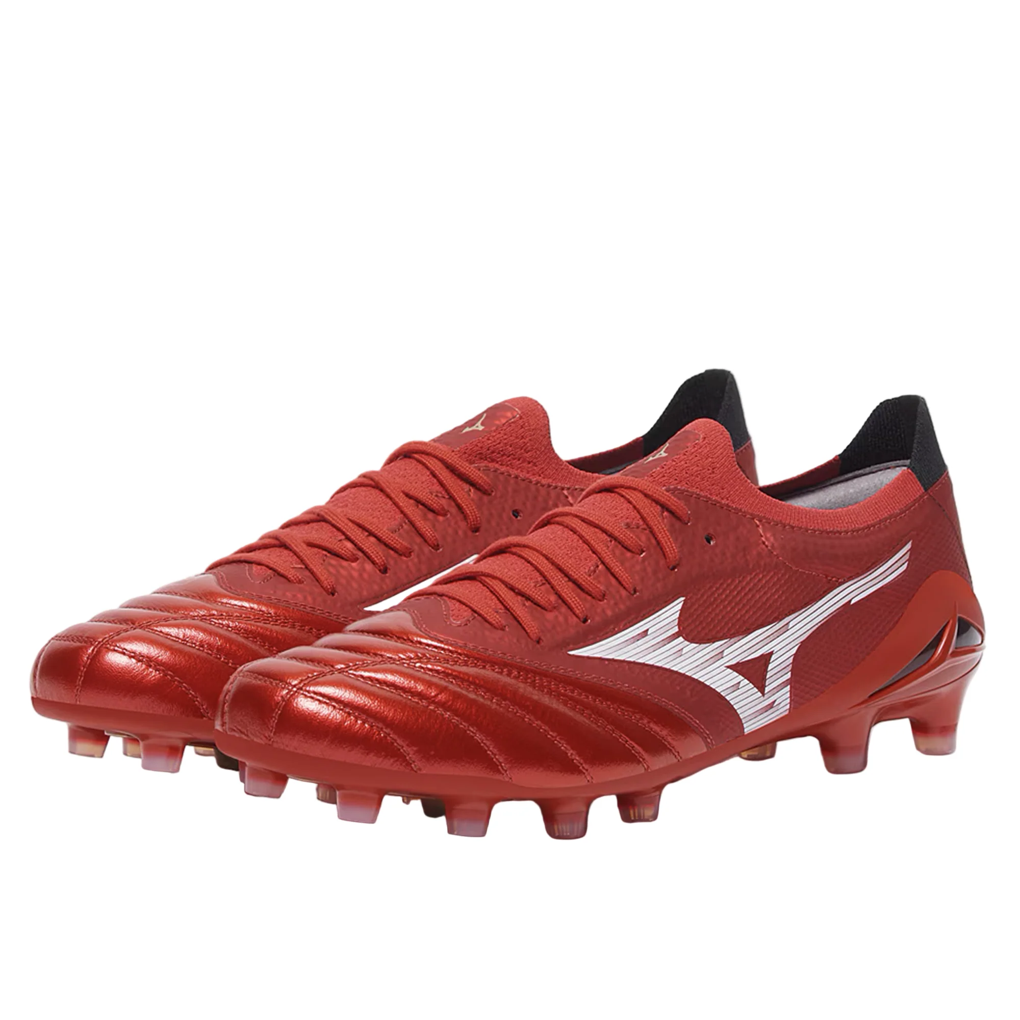 Mizuno Morelia Neo IV Beta Elite FG - Morelia 40th Anniversary Red/White/Black - Image 6
