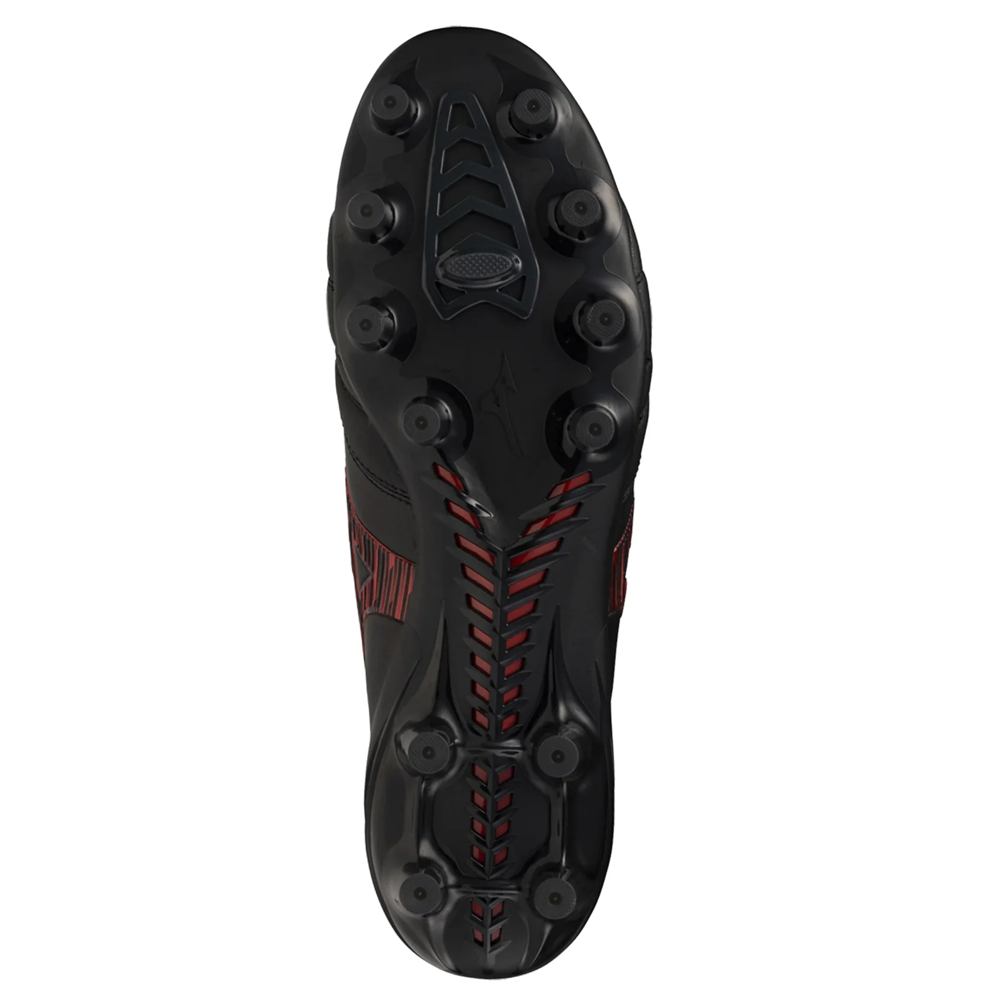 Mizuno Morelia Neo IV FG Made in Japan - Black/Morelia 40th Anniversary Red - Image 5