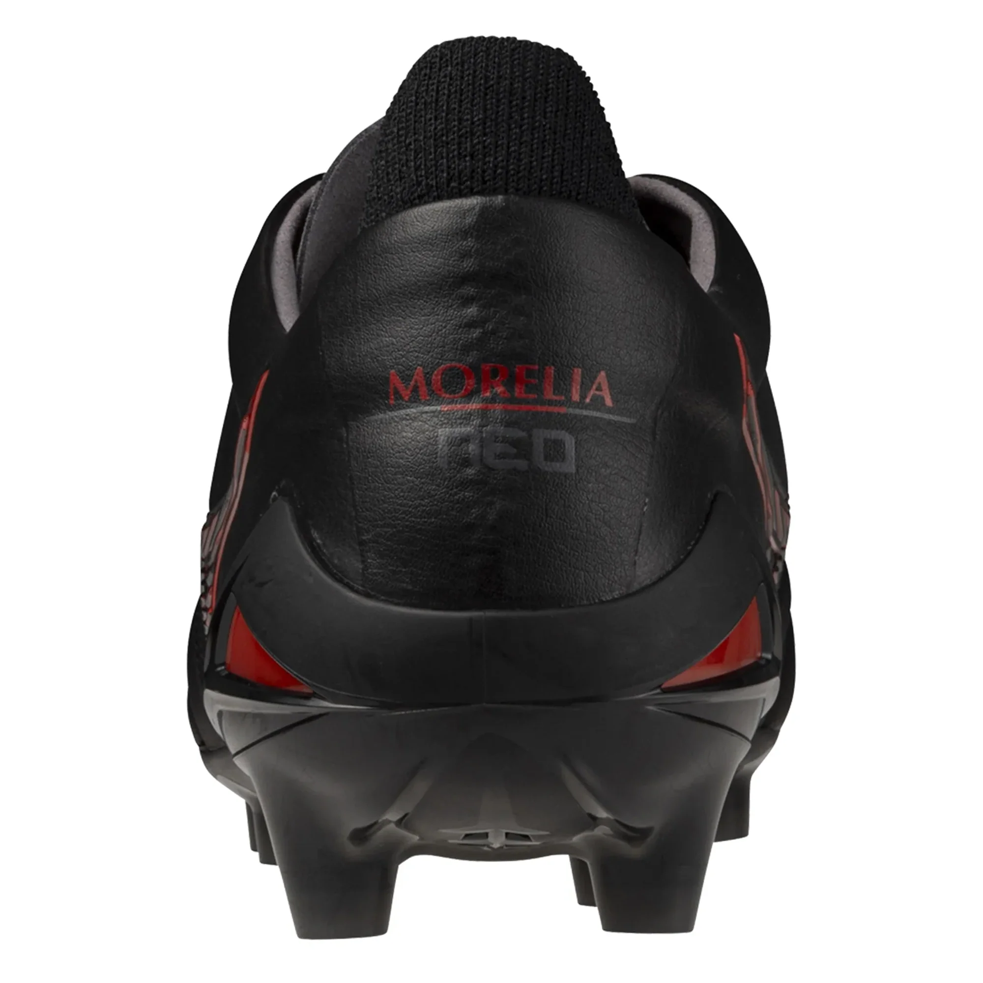 Mizuno Morelia Neo IV FG Made in Japan - Black/Morelia 40th Anniversary Red - Image 6