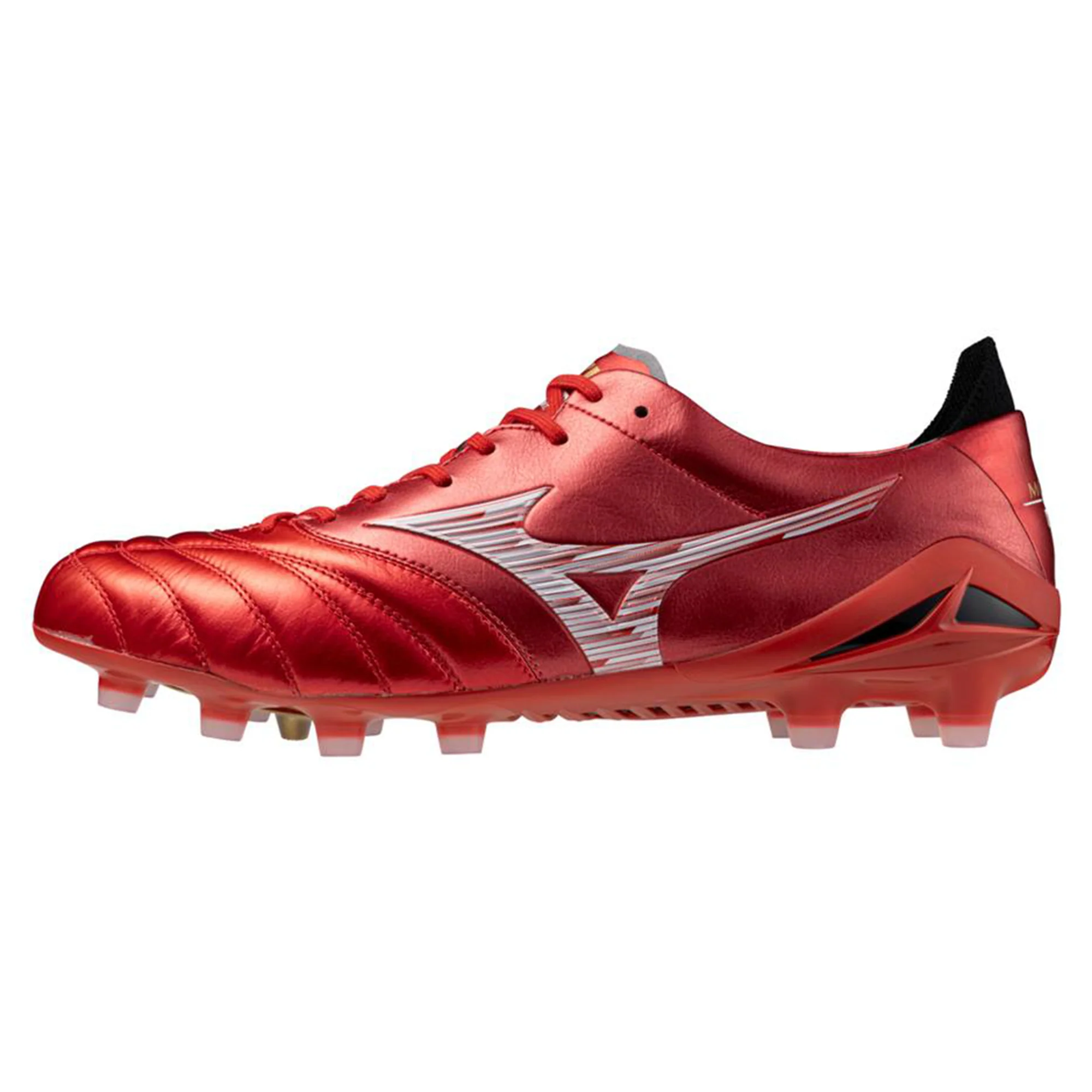 Mizuno Morelia Neo IV FG Made in Japan - Morelia 40th Anniversary Red/White/Black - Image 2