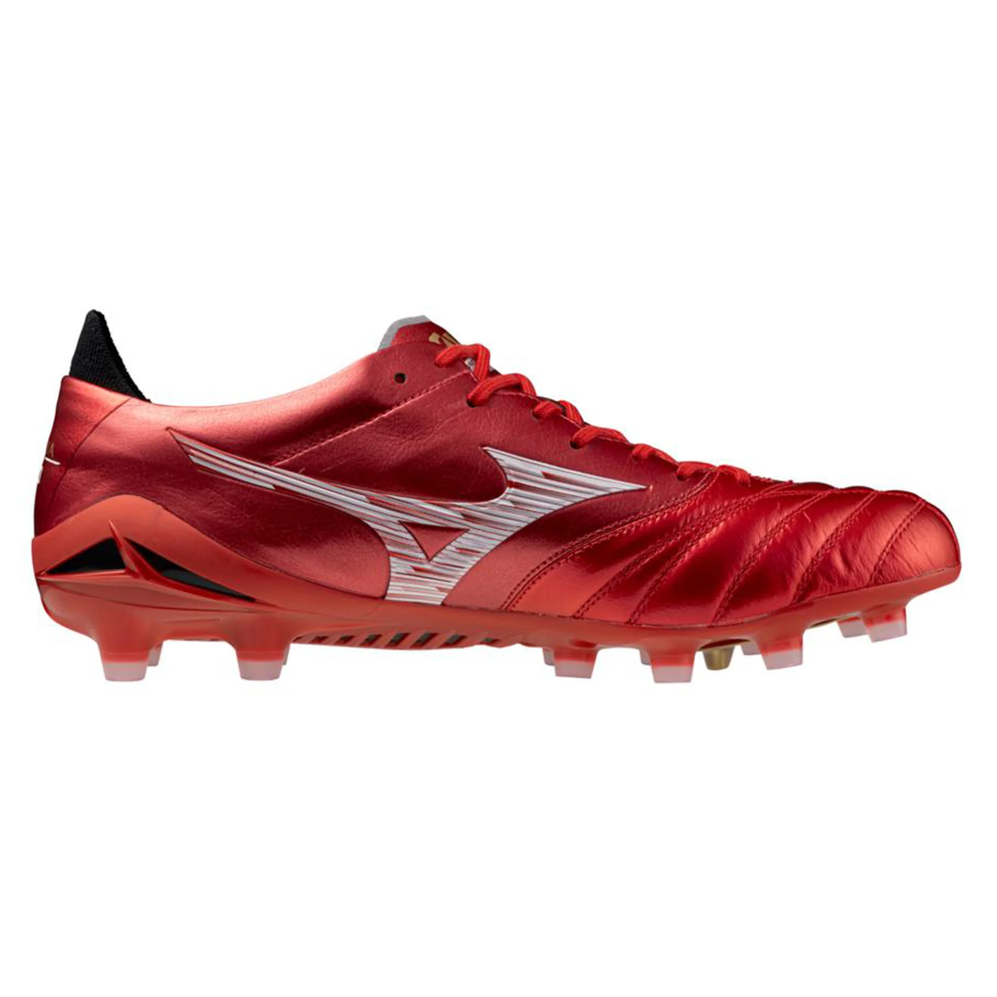 Mizuno Morelia Neo IV FG Made in Japan - Morelia 40th Anniversary Red/White/Black - Image 3