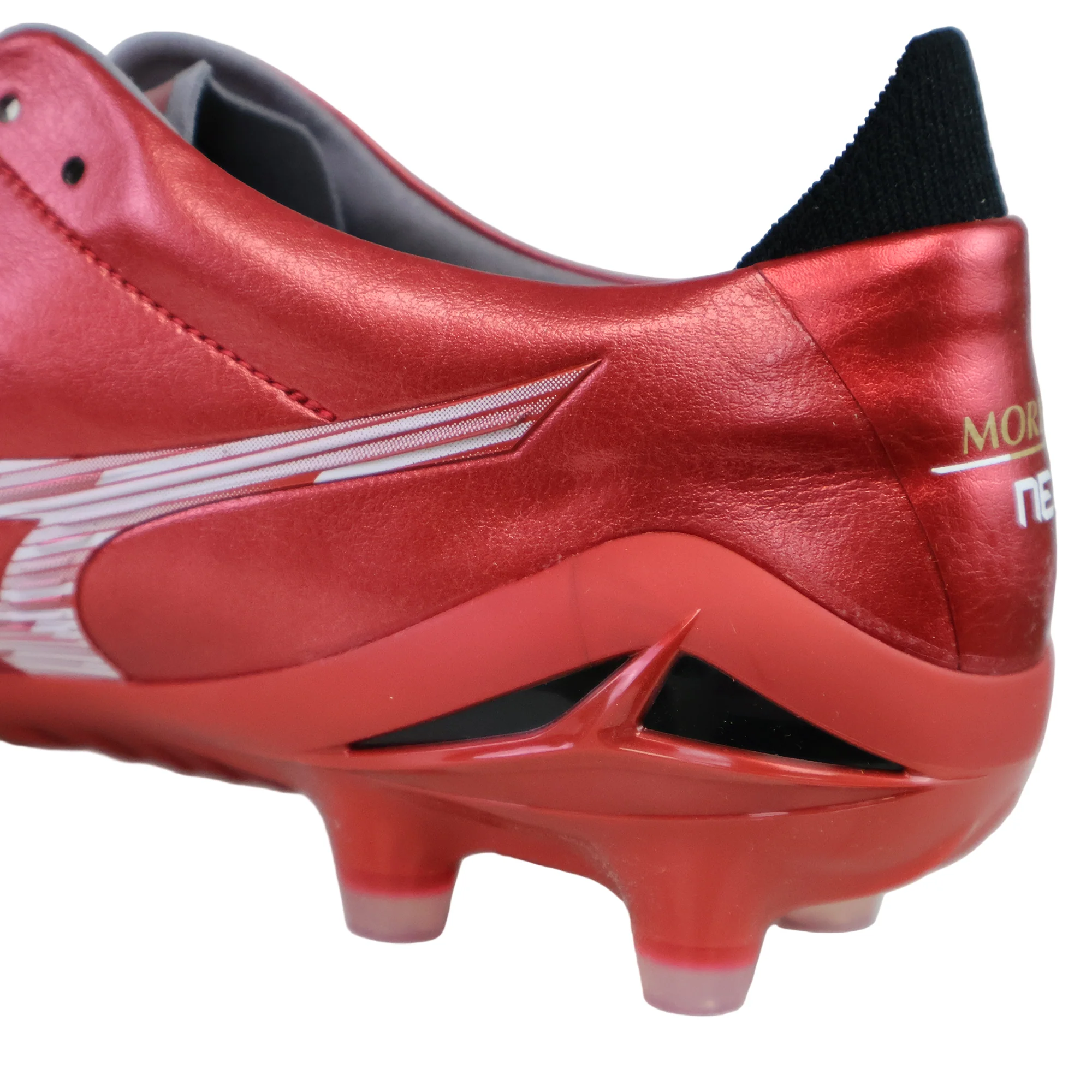 Mizuno Morelia Neo IV FG Made in Japan - Morelia 40th Anniversary Red/White/Black - Image 7