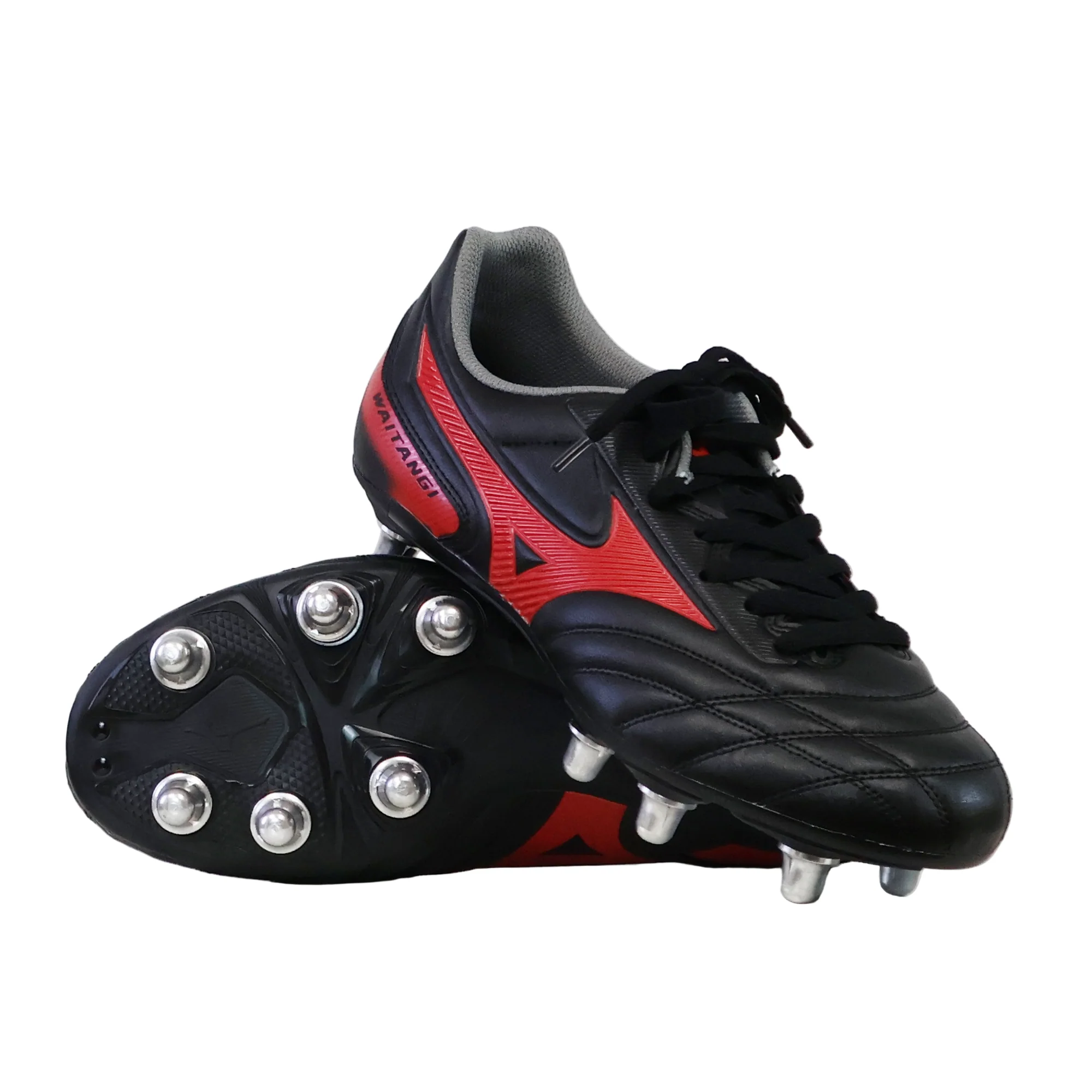 Mizuno Waitangi II CL SG - Black/Morelia 40th Anniversary Red