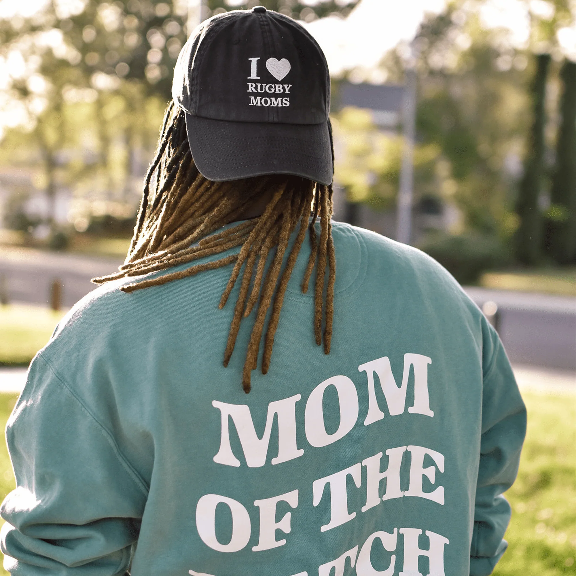 Modish Rugger I Heart Rugby Moms Cap - Image 9
