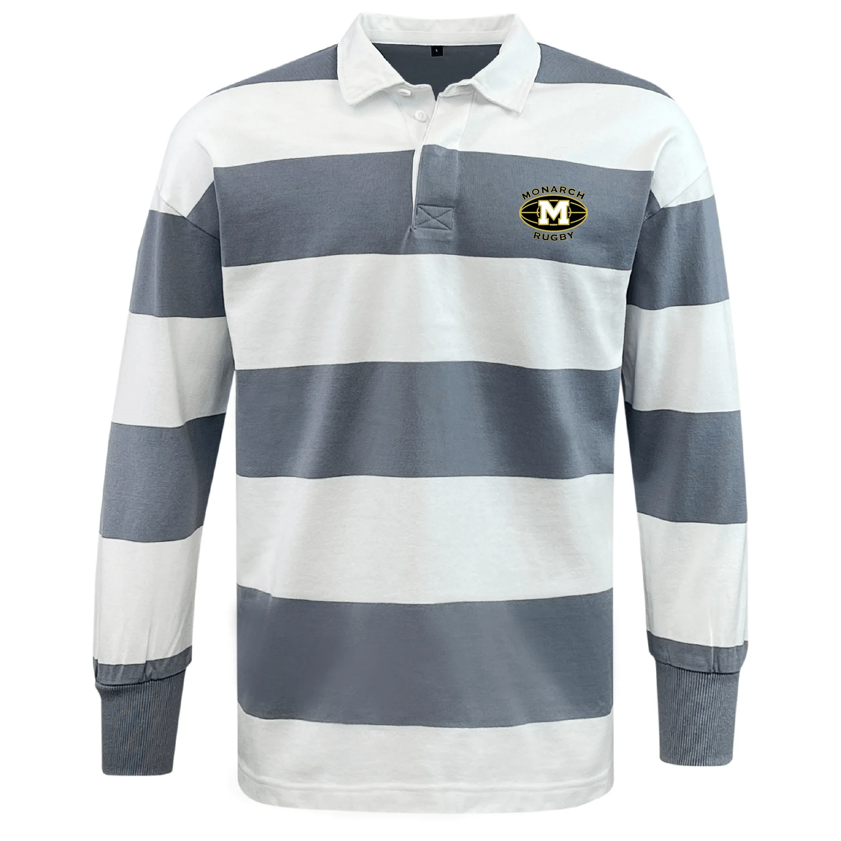 Monarch Rugby Club Classic Long Sleeve Hooped Rugby Jersey