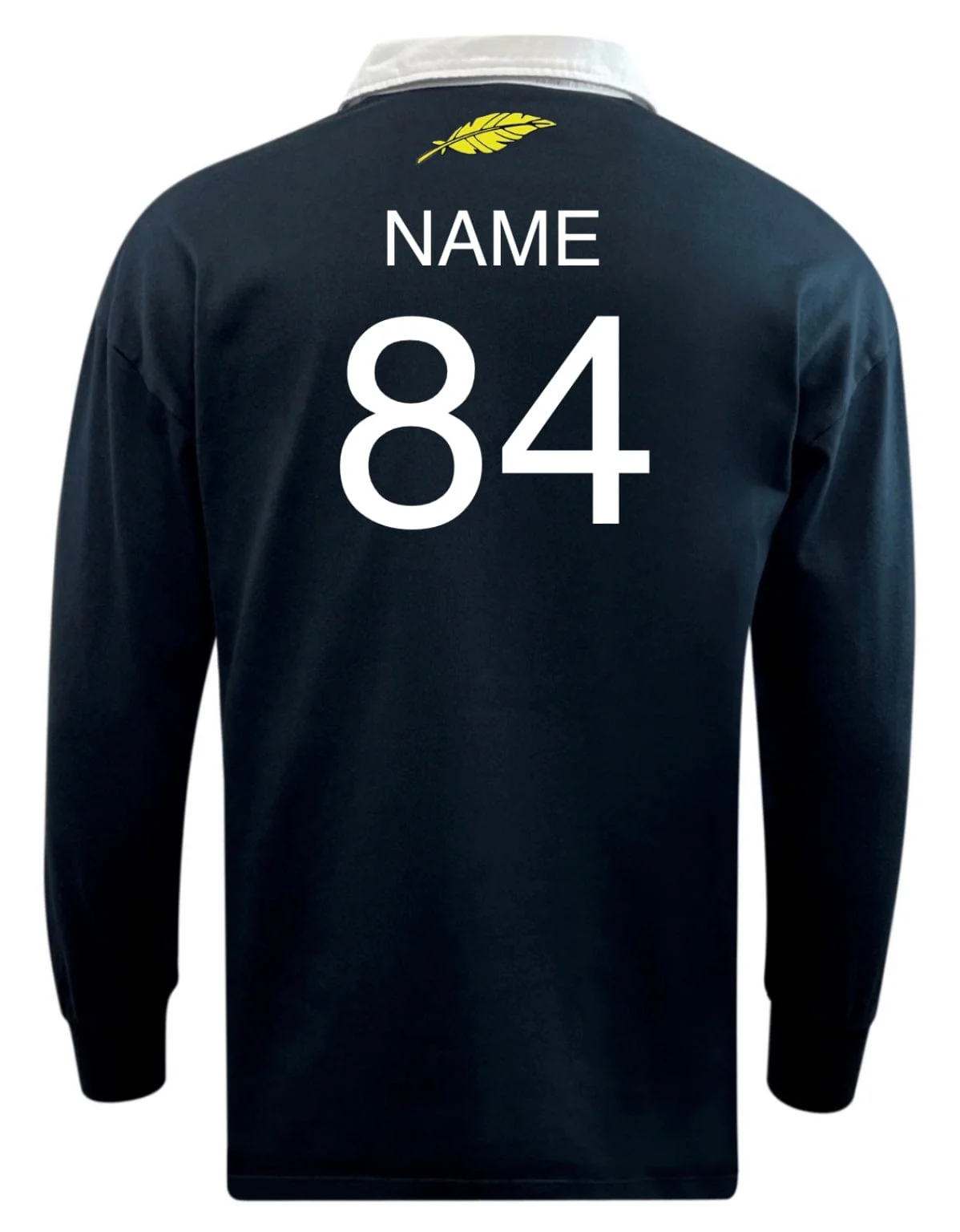 Montgomery Yellowhammers Classic Long Sleeve Solid Rugby Jersey - Image 2