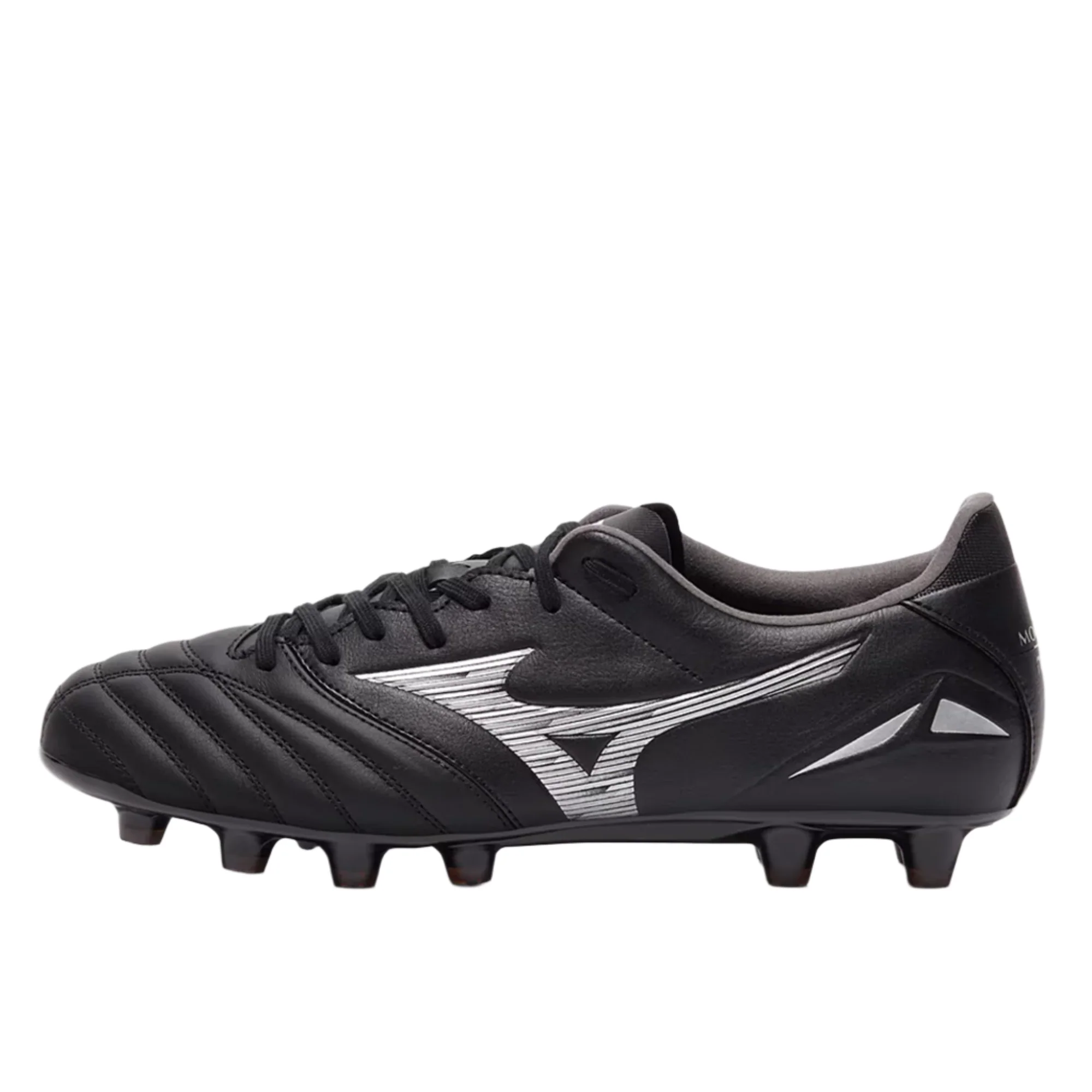 Mizuno Morelia Neo IV Pro FG - Black/Galaxy Silver - Image 3