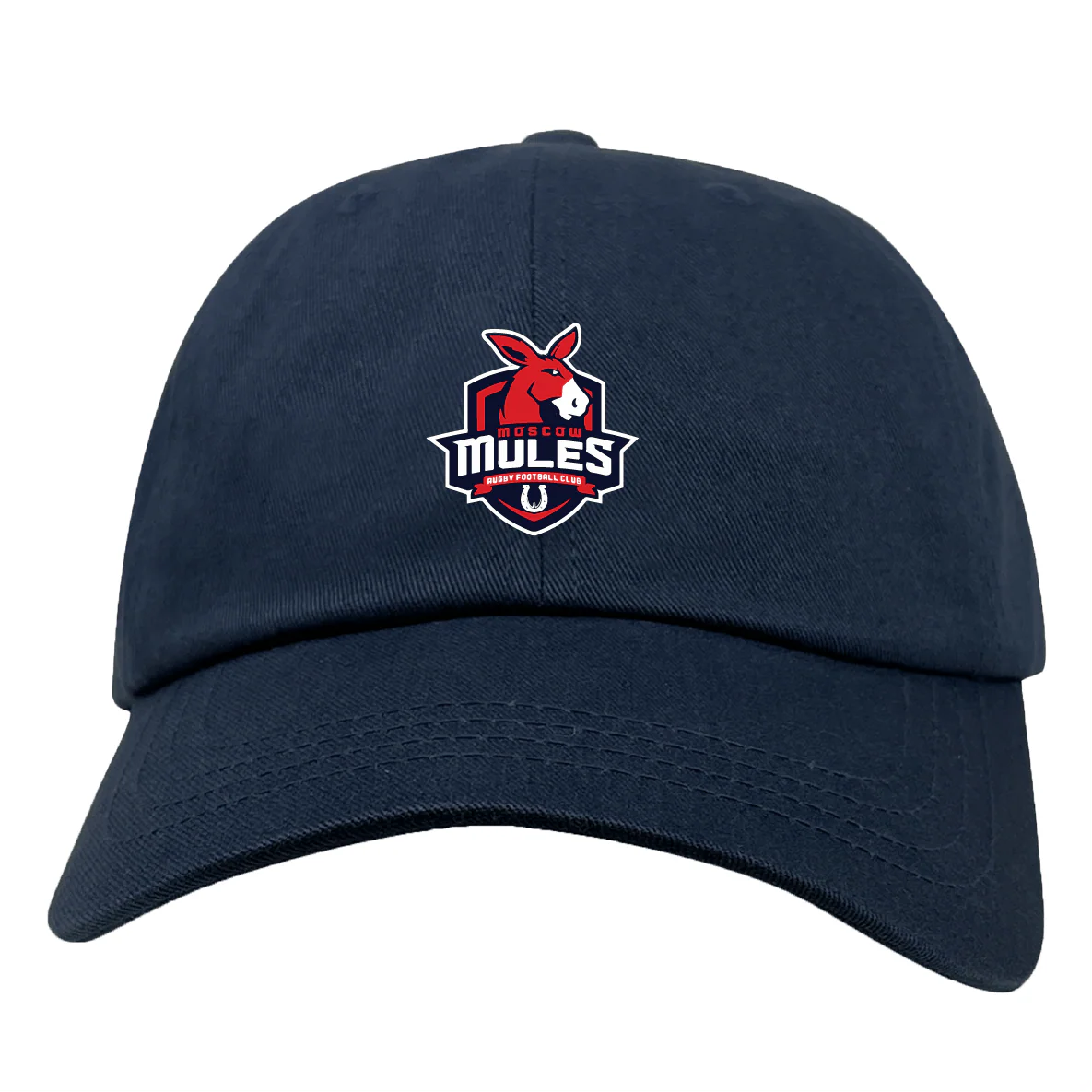 Moscow Mules RFC Adult Low-Profile Cotton Twill Dad Cap - Image 2