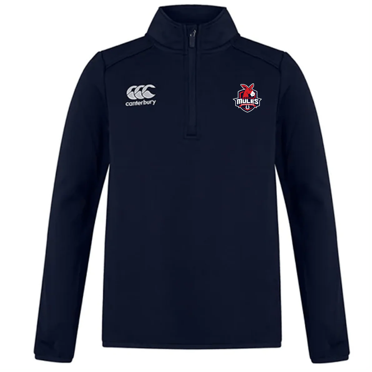 Moscow Mules RFC Club 1/4 Zip Mid Layer Training Top by Canterbury