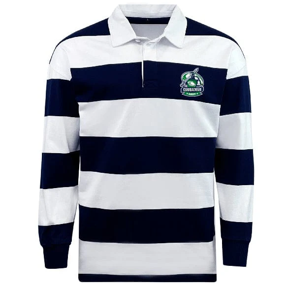 Naperville Crusaders Classic Long Sleeve Hooped Rugby Jersey - Image 2