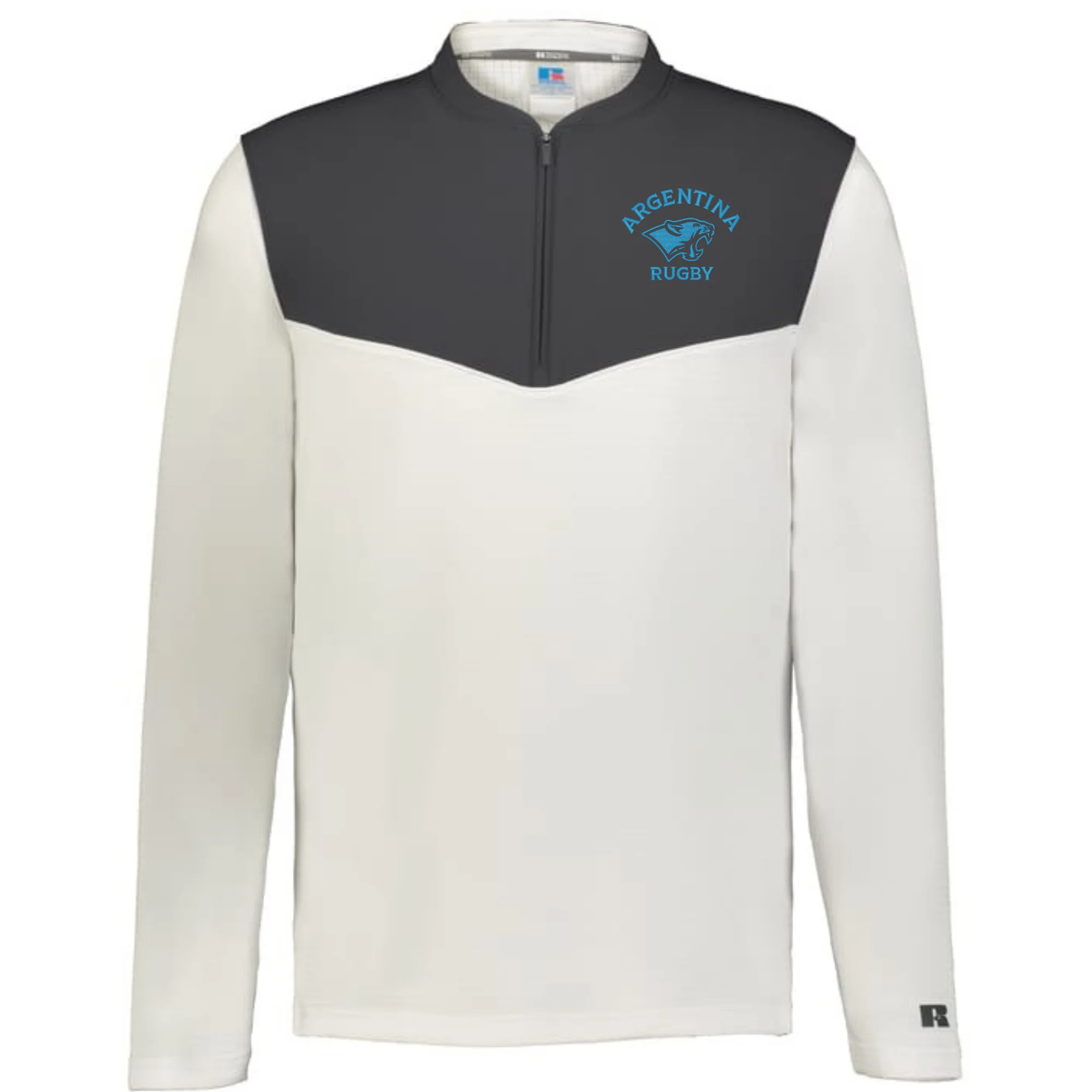 Nations of Rugby Argentina Sideline Grid 1/4 Zip Pullover - Image 2