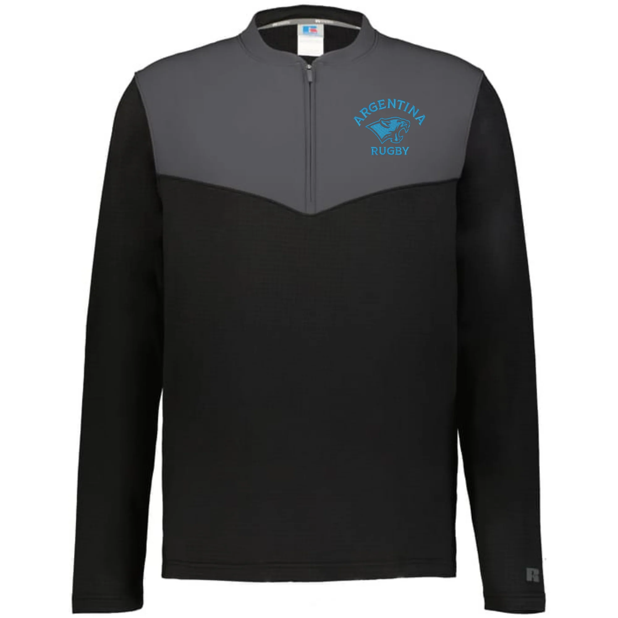 Nations of Rugby Argentina Sideline Grid 1/4 Zip Pullover - Image 3