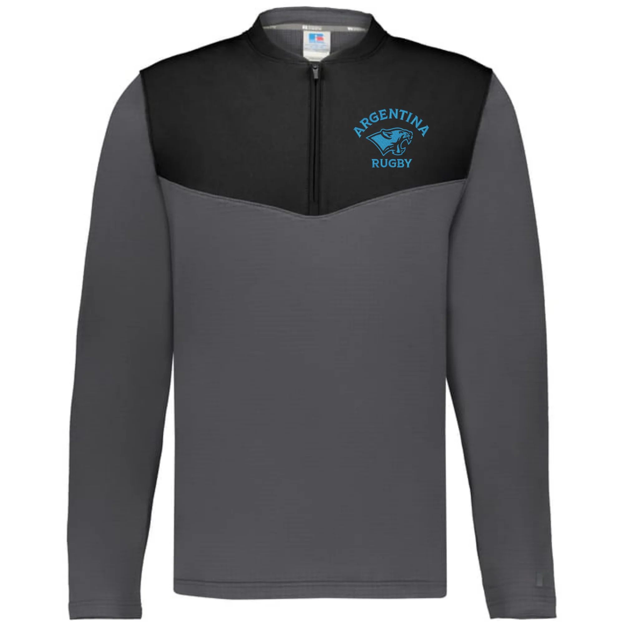 Nations of Rugby Argentina Sideline Grid 1/4 Zip Pullover - Image 4