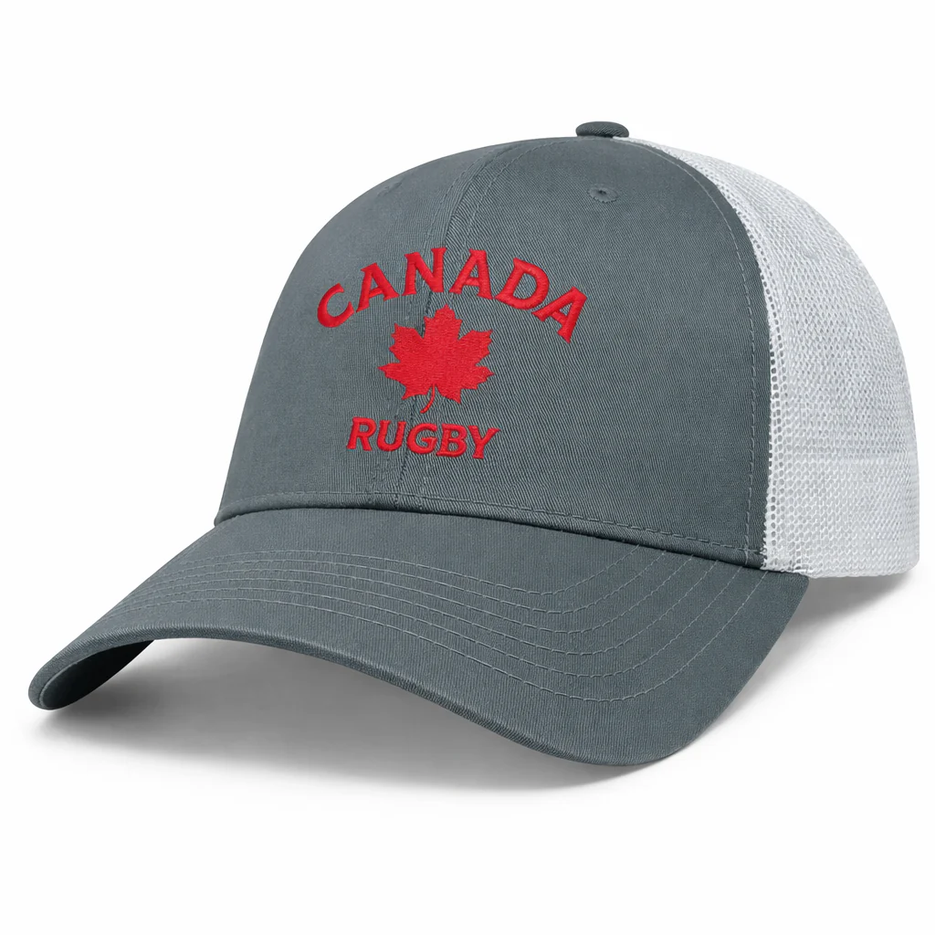 Nations of Rugby Canada Rugby Retro Trucker Cap - Image 5