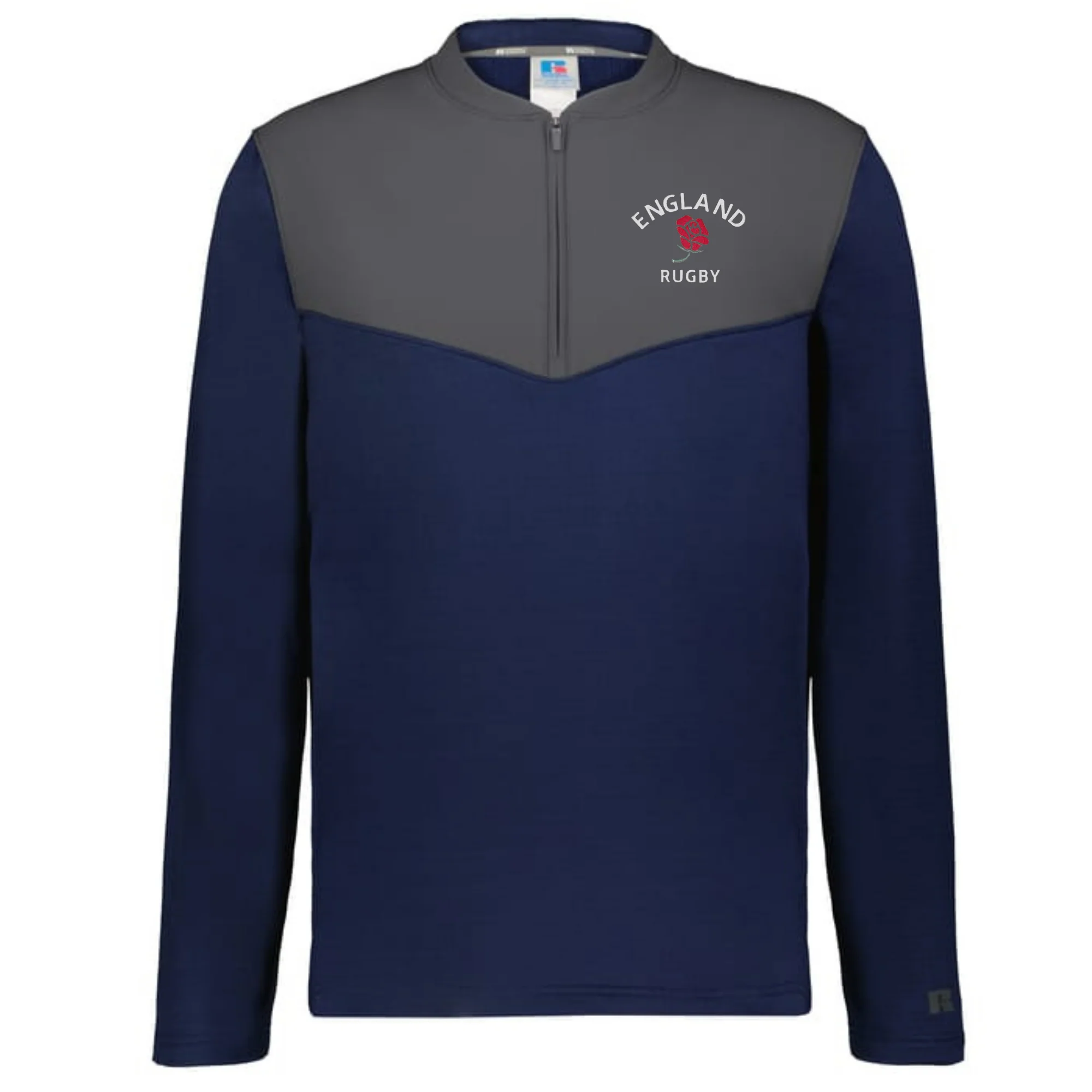 Nations of Rugby England Sideline Grid 1/4 Zip Pullover