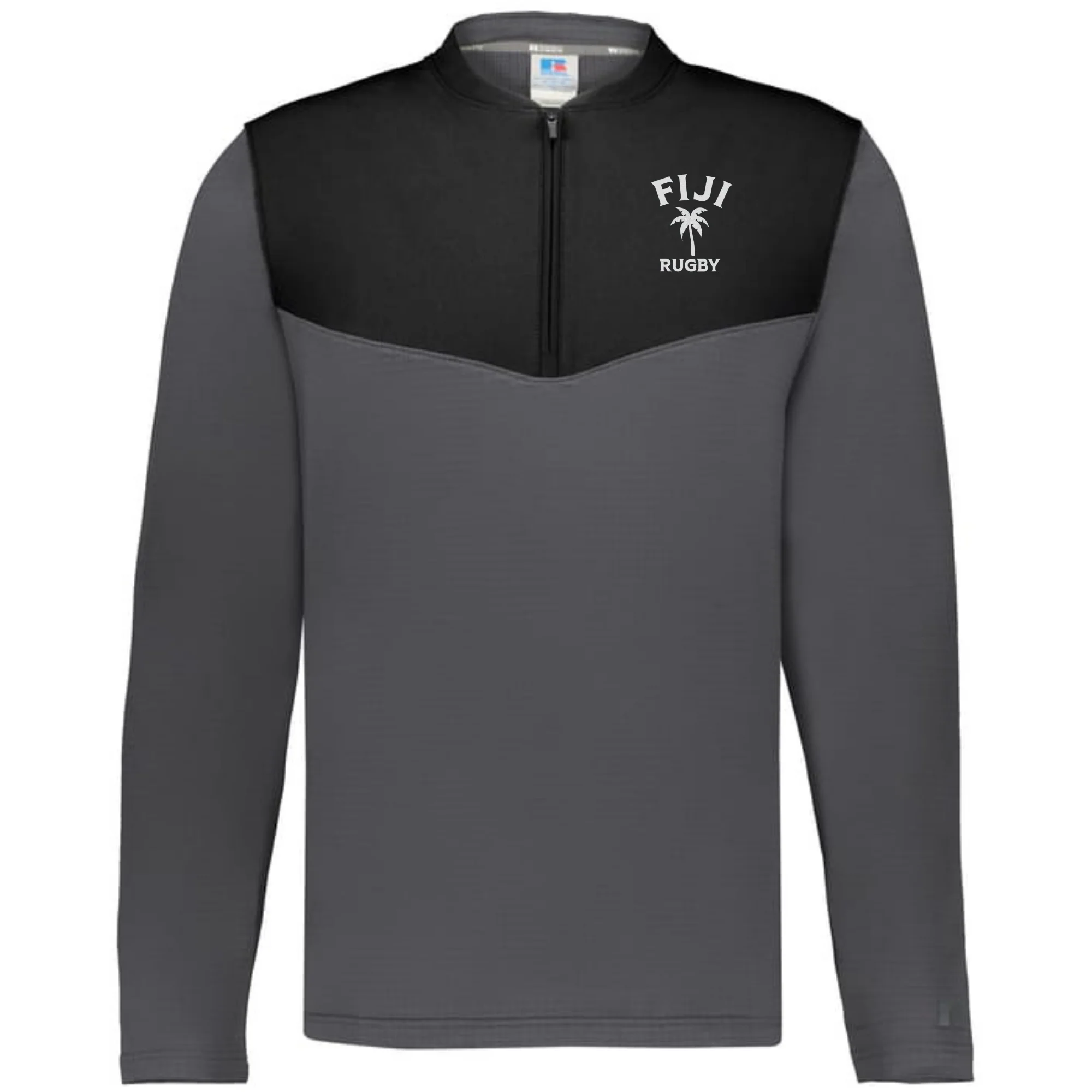 Nations of Rugby Fiji Sideline Grid 1/4 Zip Pullover