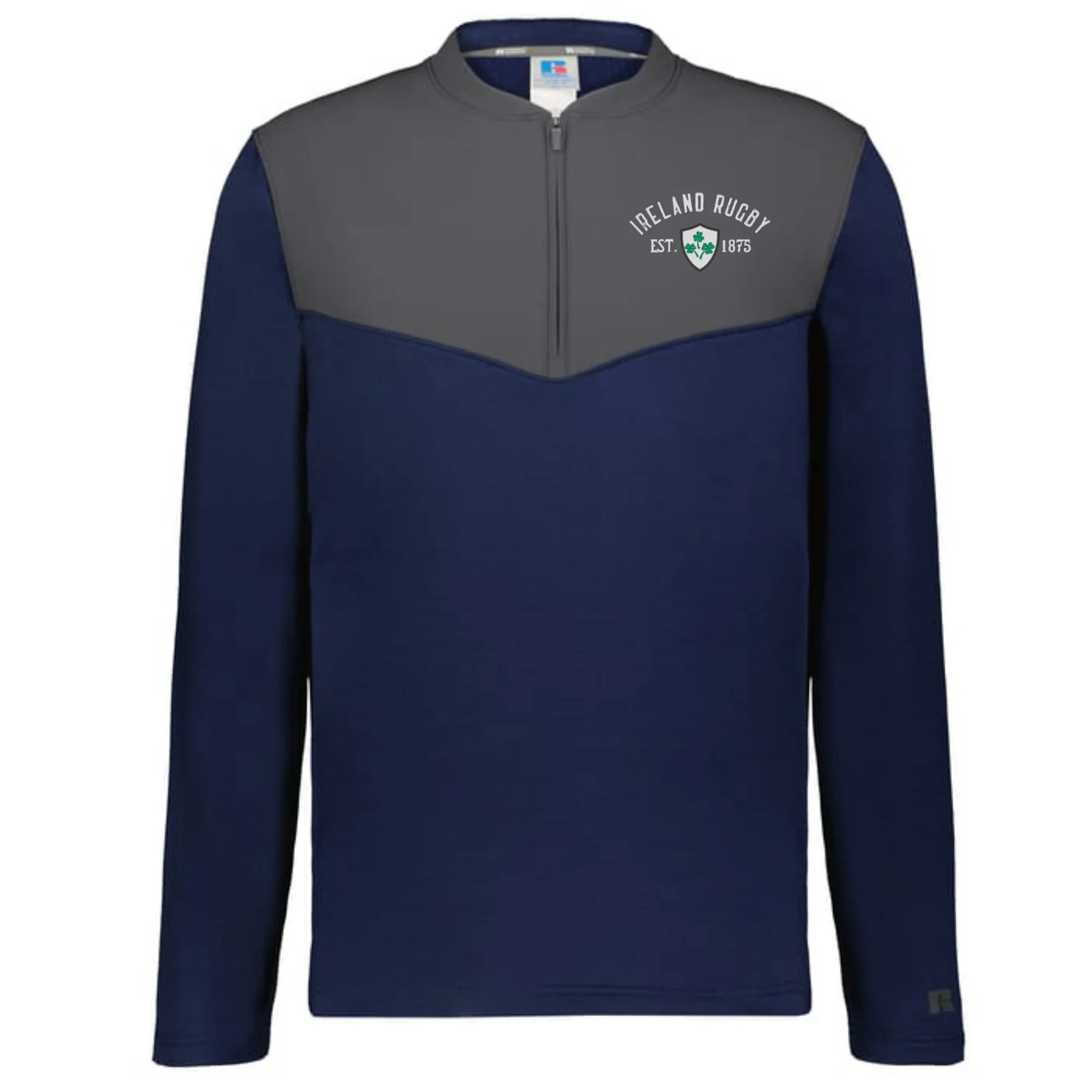 Nations of Rugby Ireland 1875 Sideline Grid 1/4 Zip Pullover