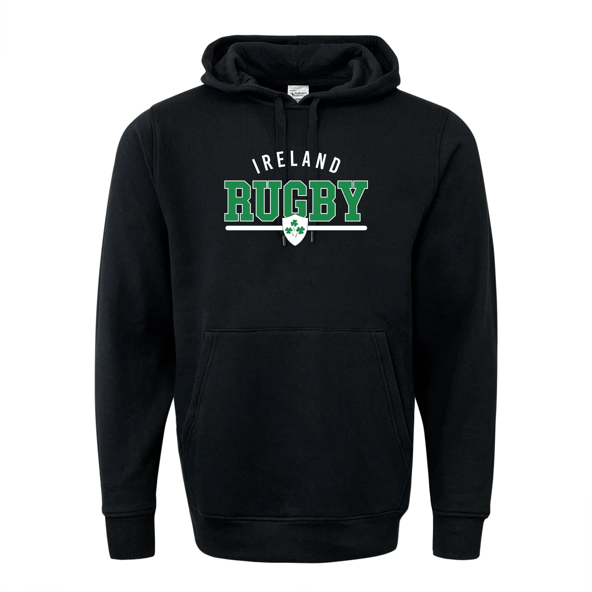 Nations of Rugby Ireland Wordmark 60/40 Pullover Hoodie - Image 3