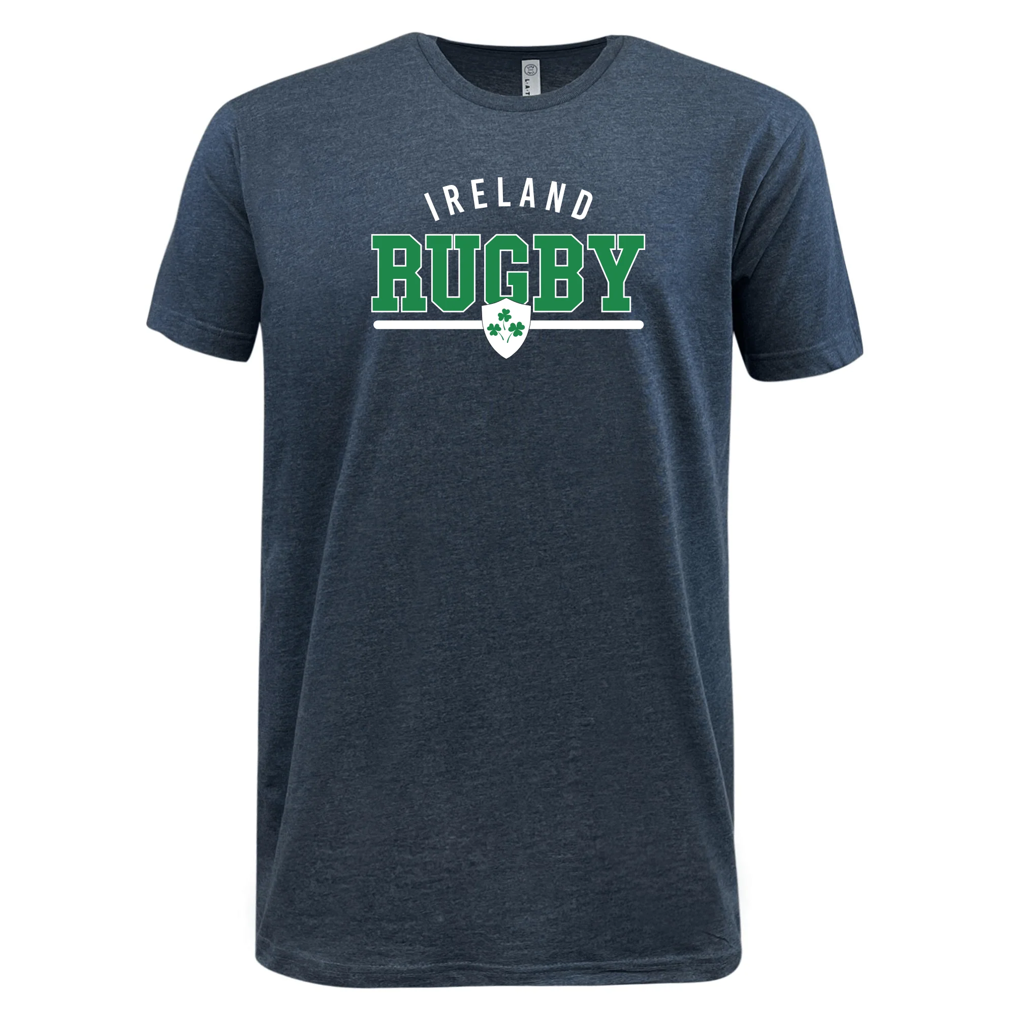 Nations of Rugby Ireland Wordmark Supersoft Tee - Image 4
